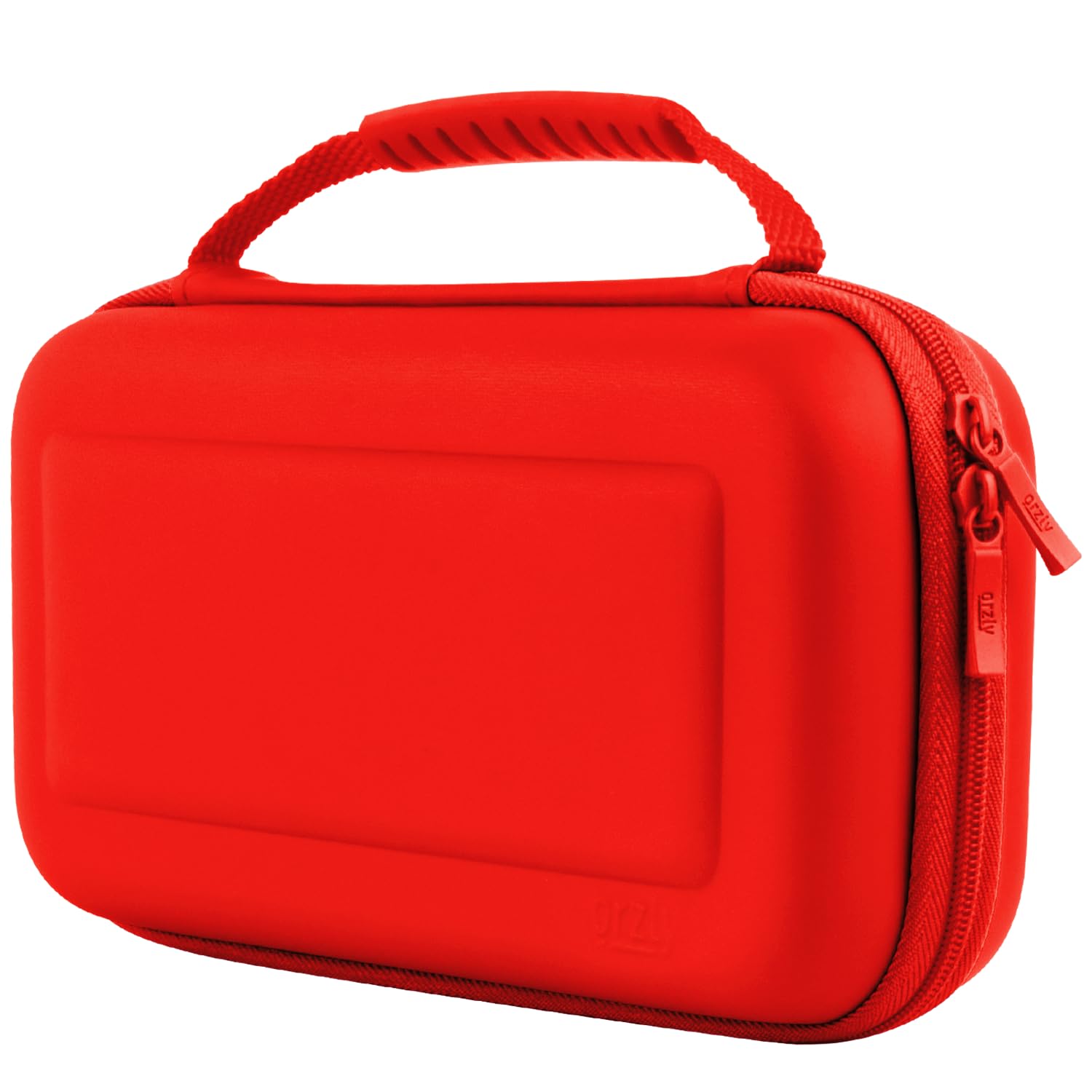 Orzly Protective Hard Travel Carry Case for Nintendo Switch & Switch OLED - Portable Shell Pouch with Storage Pockets for Games & Accessories | Perfect for Travel, Commuting & Home Storage