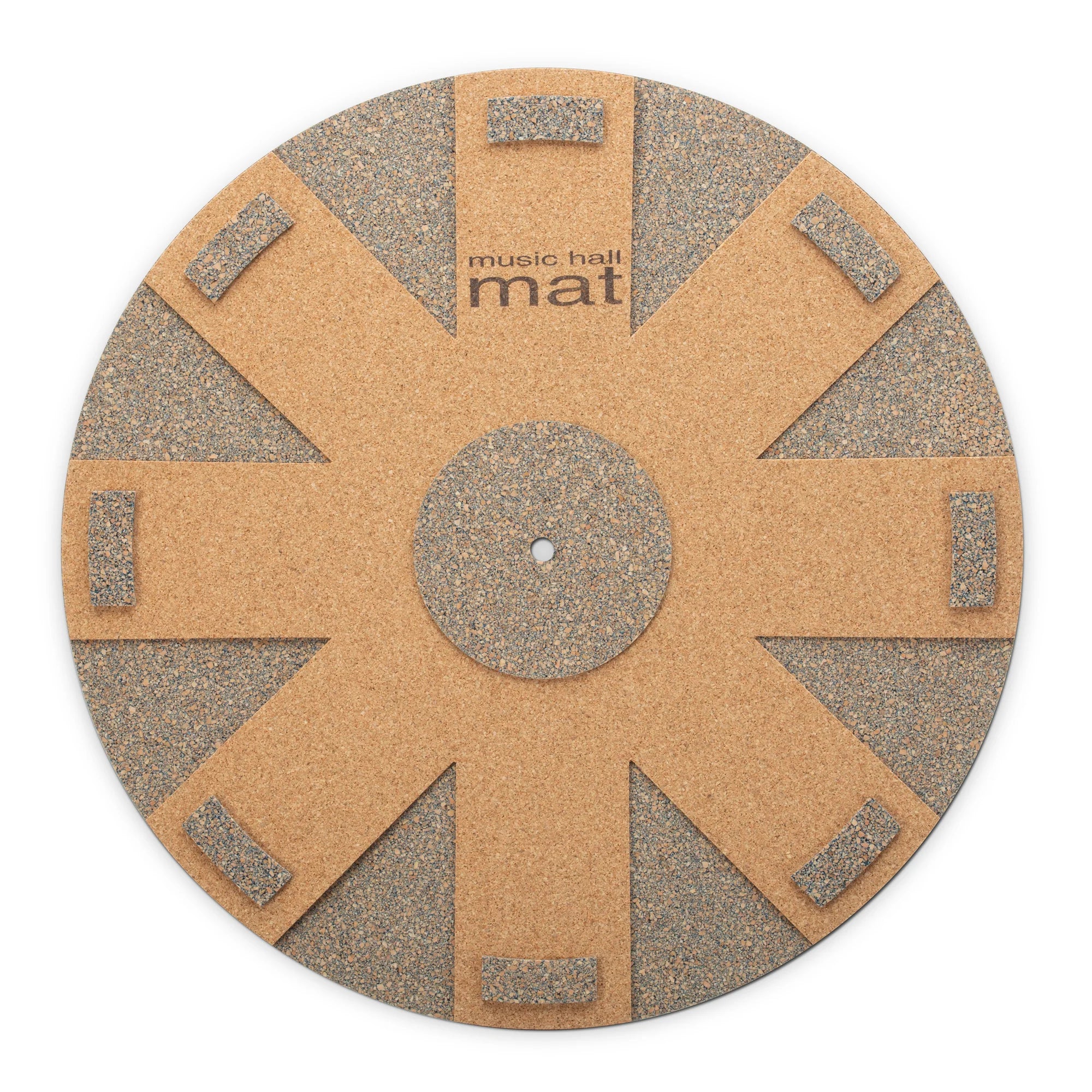 Premium Aztec Blue Cork Record Mat for Turntables - Non-Slip Vinyl LP Protector - Perfect for DJs, Audiophiles & Vinyl Collectors - Enhance Sound Quality & Reduce Static - Ideal for Home Studios & Music Listening Sessions