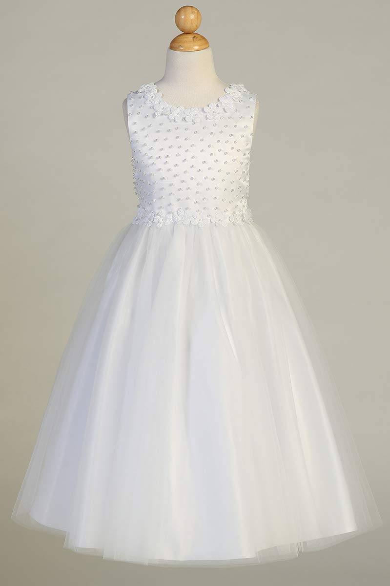 First Communion Dresses for Girls Age 7-16 | Holy White 1st Communion Gowns | Flower Girl Dresses for Church Ceremonies & Religious Celebrations