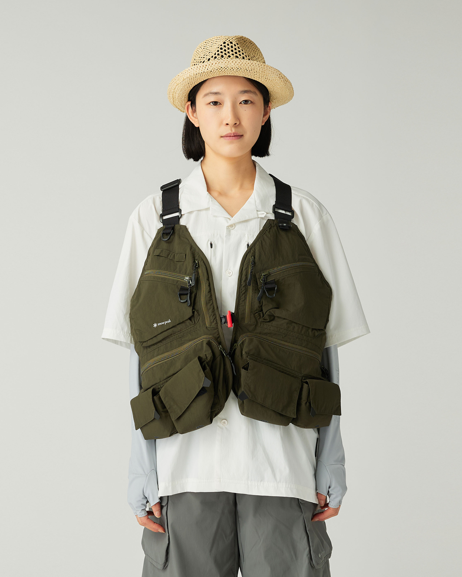 Premium V1 Strap Fly Fishing Vest - Lightweight & Adjustable for Comfort - Perfect for Trout, Bass & Salmon Fishing in Rivers & Lakes
