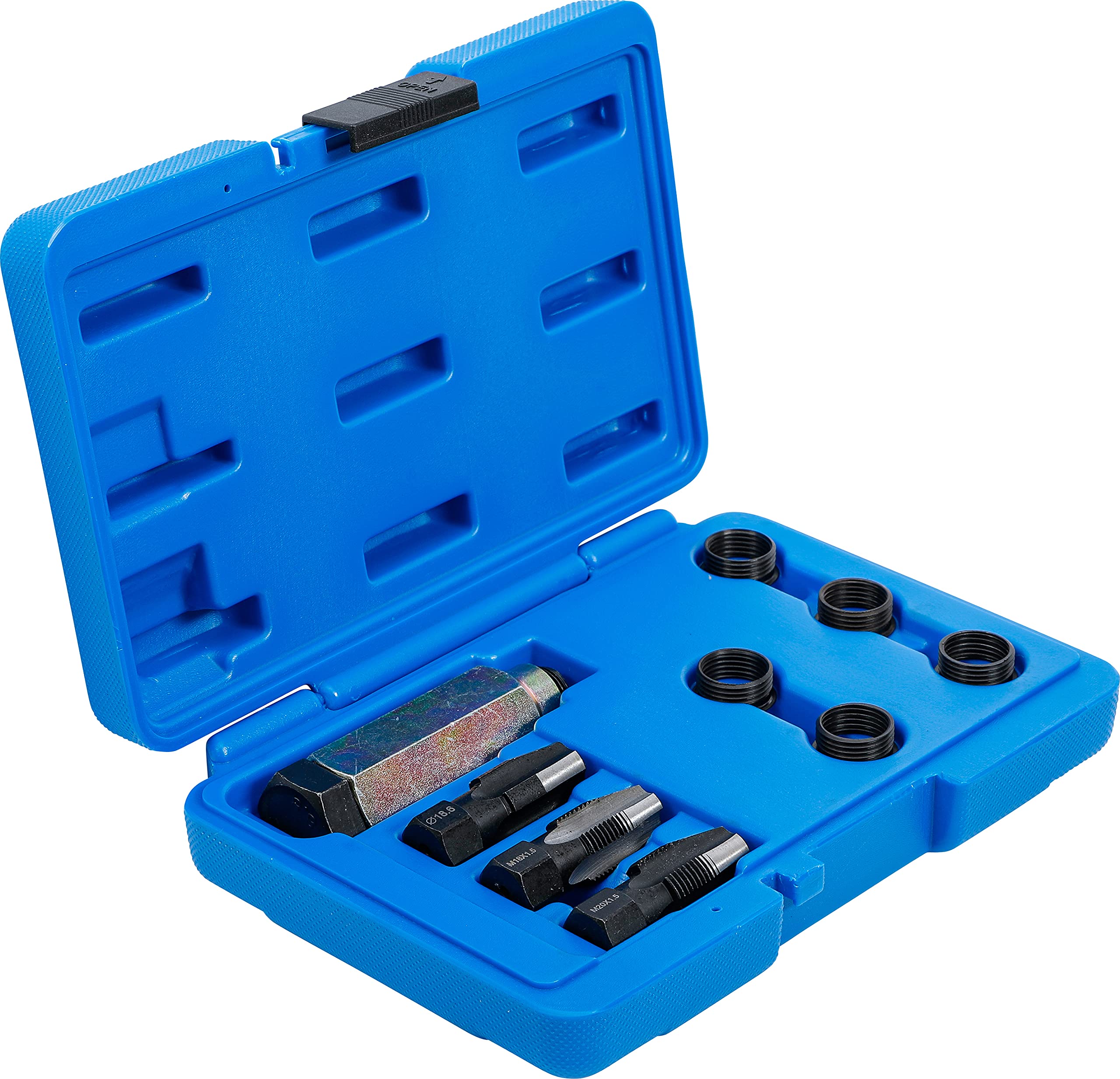 BGS 66215 Oxygen Sensor Thread Repair Kit - Universal Fit for Most Vehicles - Fix Damaged O2 Sensor Threads - Perfect for DIY Auto Repairs and Maintenance