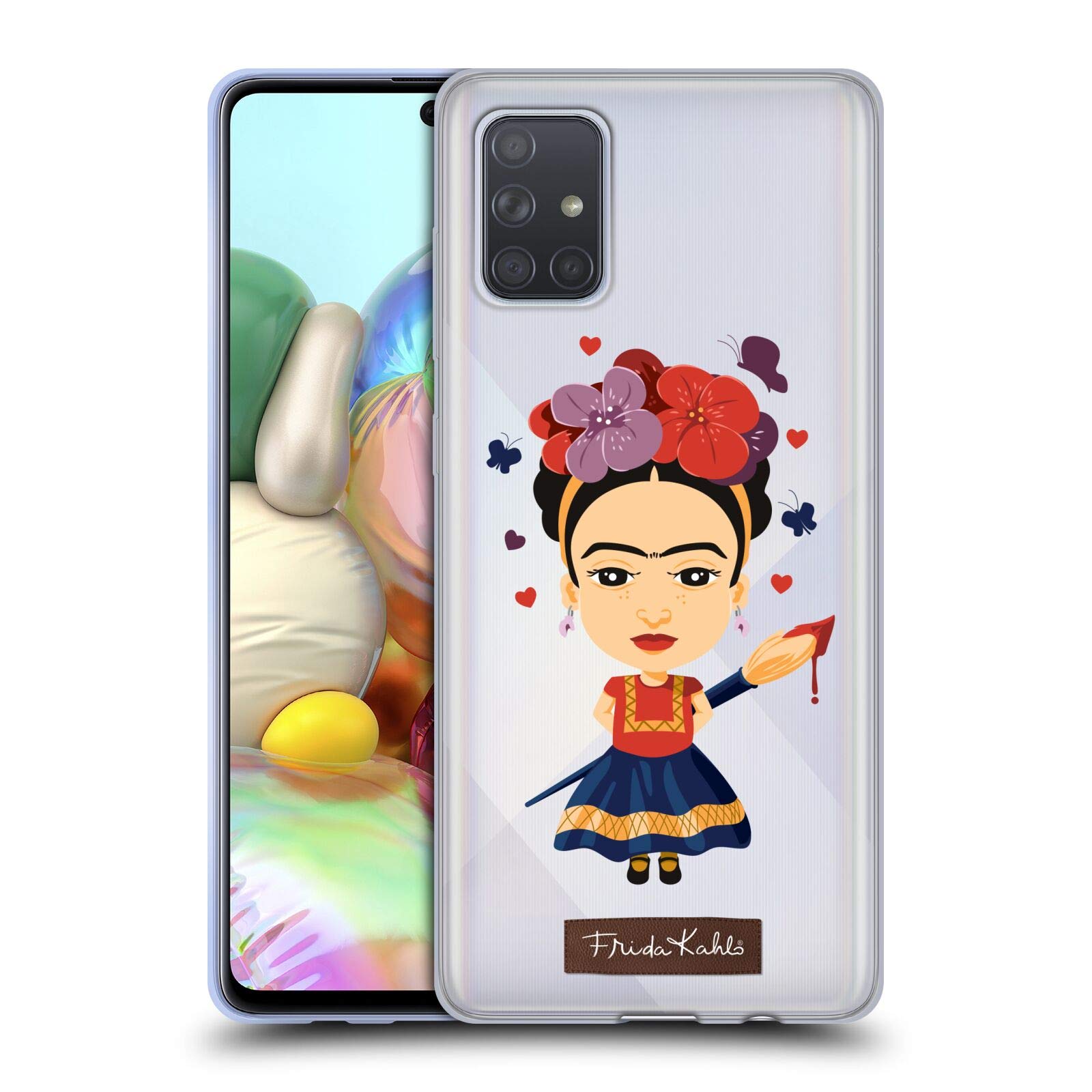 Official Frida Kahlo Licensed Samsung Galaxy A71 (2019) Soft Gel Phone Case - Artistic Protection for Everyday Use & Gift Giving