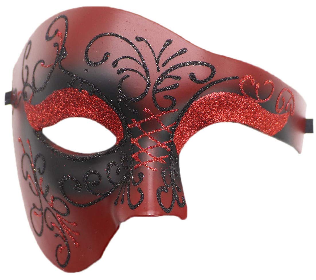 Vintage Greek Roman Venetian Masquerade Mask for Men - Elegant Halloween, Mardi Gras & Costume Party Accessories - Perfect for Themed Events, Balls, and Cosplay