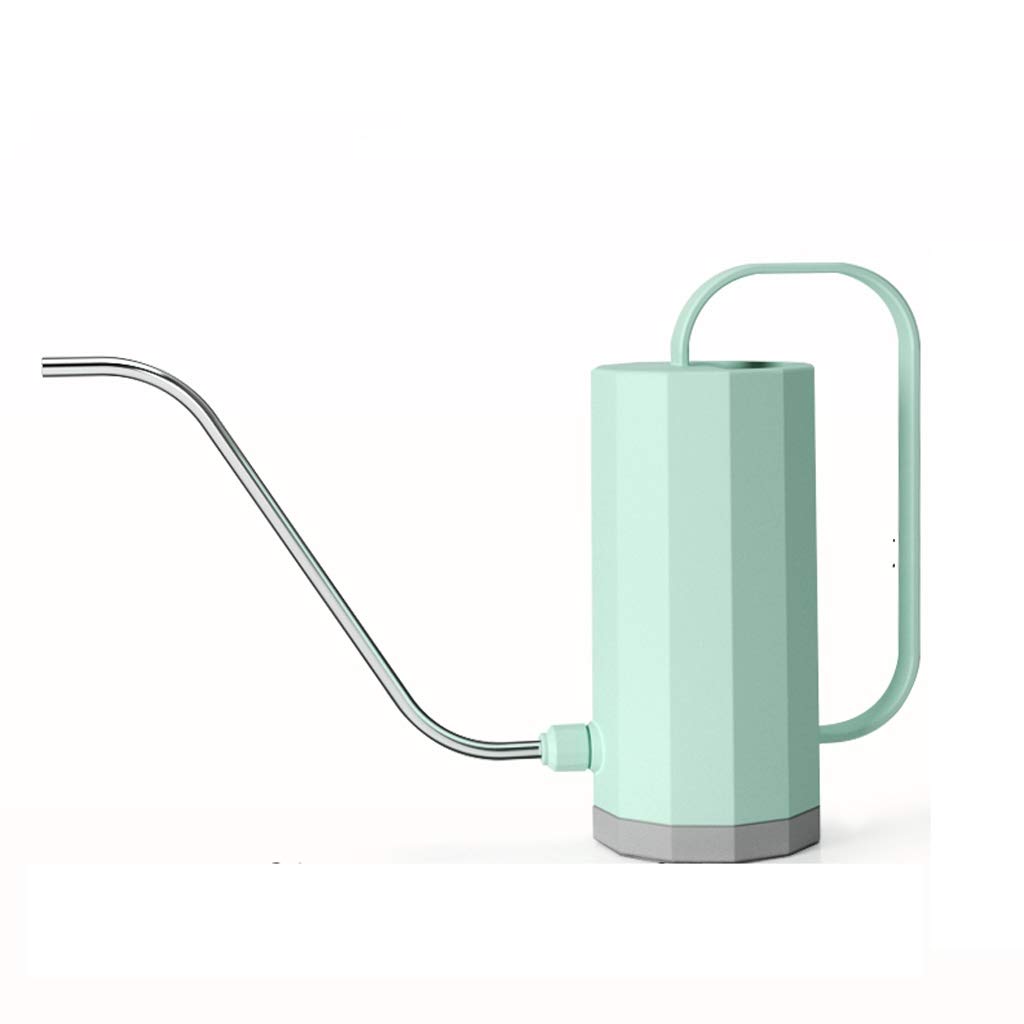 1.2L Green Plastic Watering Can with Long Spout - Ideal for Indoor & Outdoor Plants, Flowers, Gardening, Potted Plants, and Home Irrigation - YBYB Watering Pot