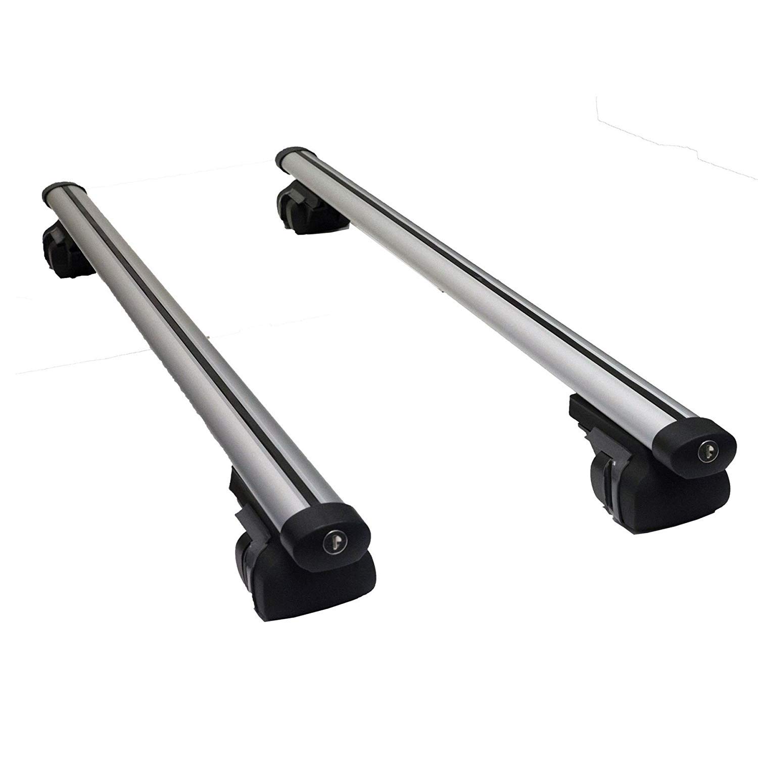 Aluminum Roof Bar 1.2m for Cars with Running Rails - Universal Car Roof Rack for SUVs, Trucks & Crossovers - Perfect for Road Trips, Camping & Outdoor Adventures