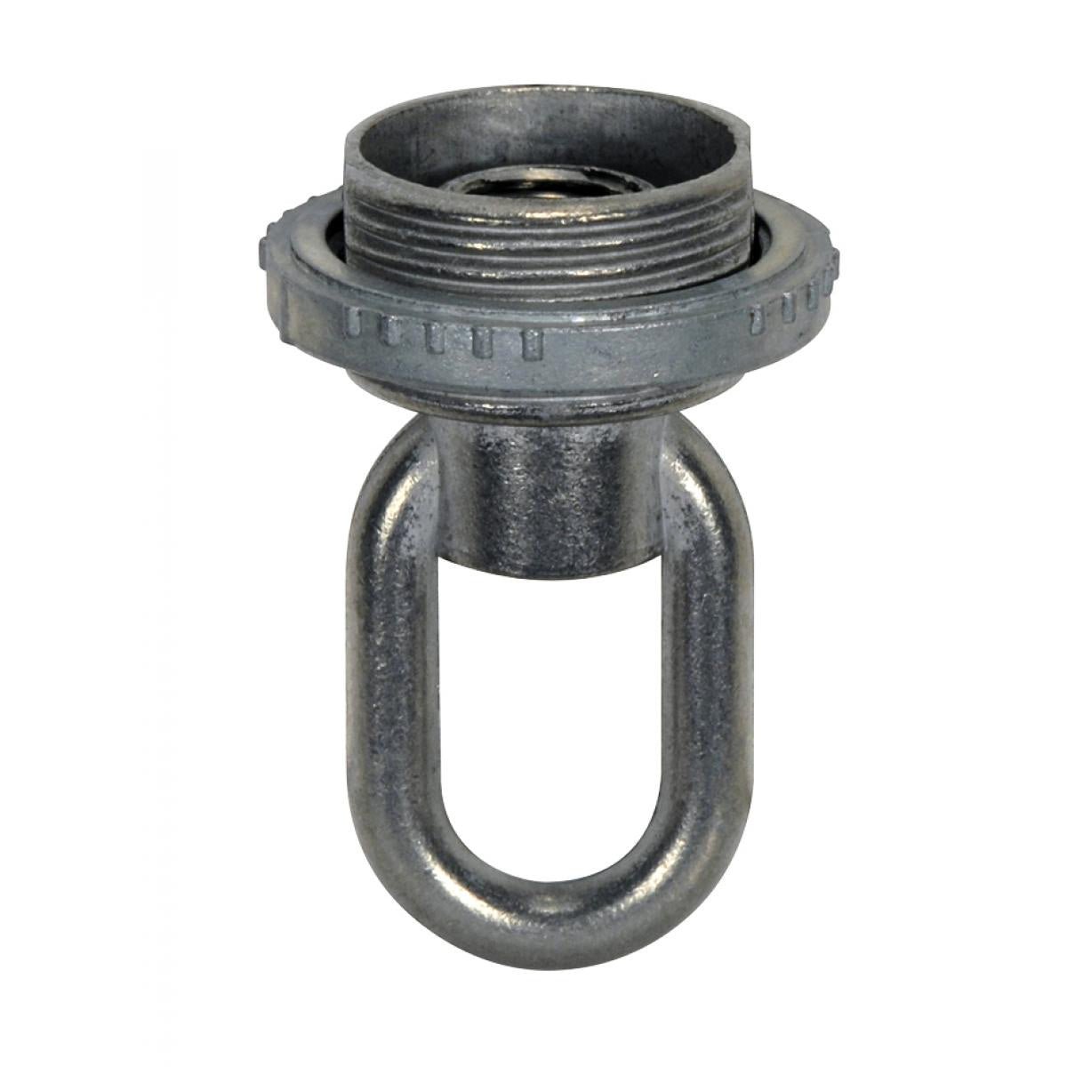 1/8 Inch IP Screw Collar Loop with Ring - Durable Metal Fastener for Jewelry Making, DIY Crafts, and Industrial Applications