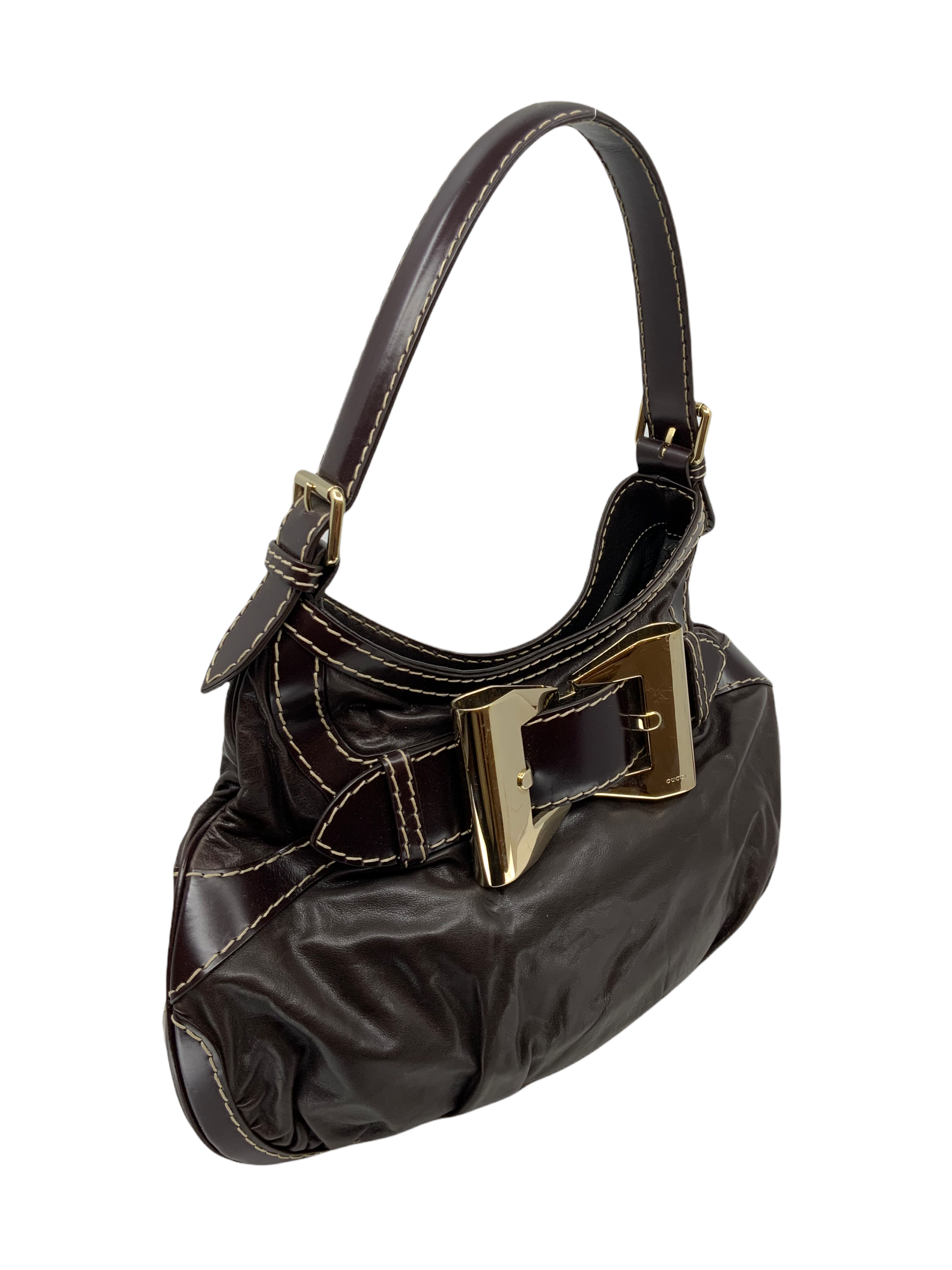 GUCCI Dialux Queen Leather Hobo Bag for Women - Luxury Designer Handbag for Work, Travel & Everyday Use
