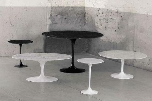 Eero Saarinen Tulip Table - 20 Inch Round Coffee Table for Living Room | Mid-Century Modern Dining & Lounge Furniture