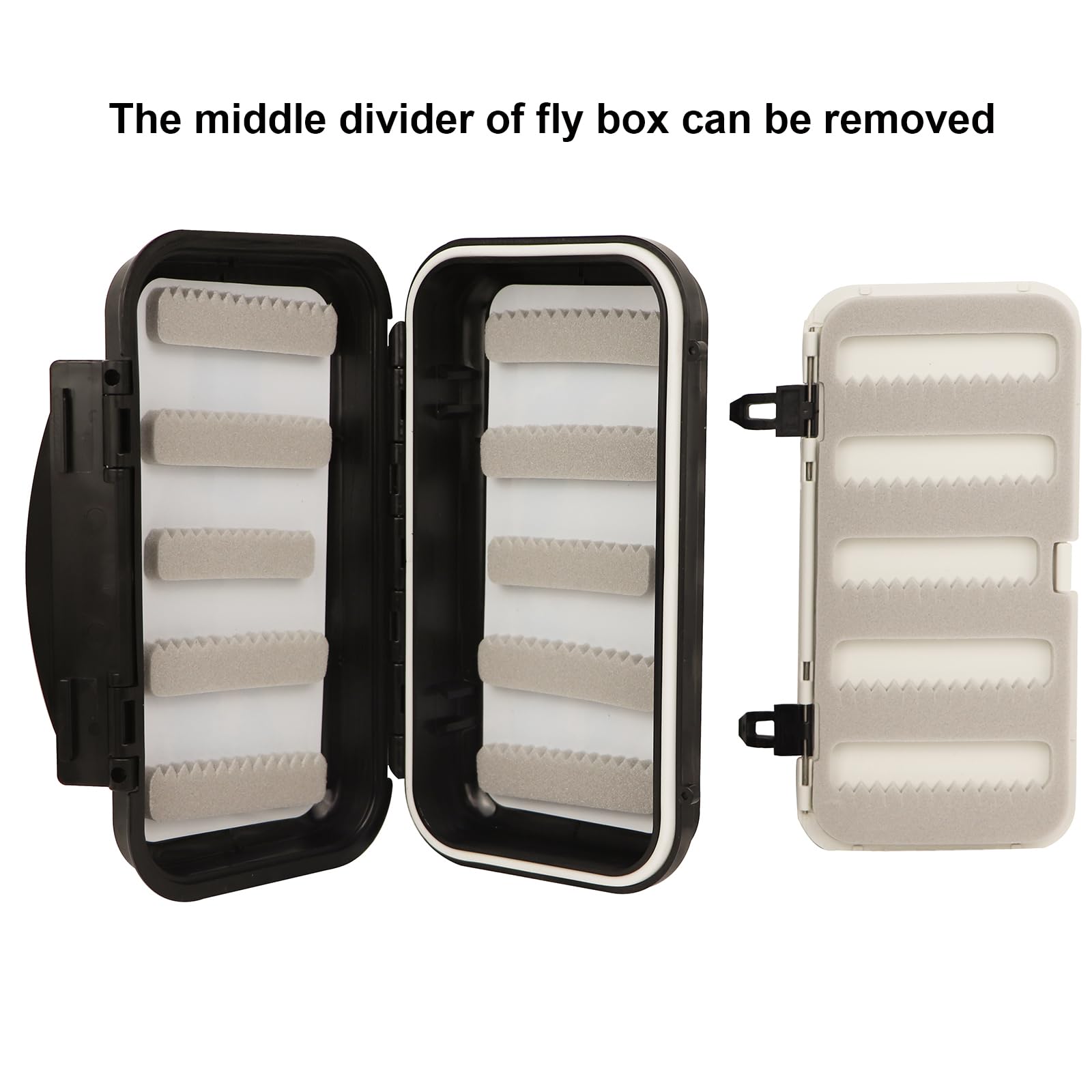 **Floating Fishing Tackle Box with Adjustable Dividers - Double-Sided Waterproof Storage Organizer for Lures, Hooks, Beads & Jewelry - Perfect for Fishing Trips & Craft Organization**