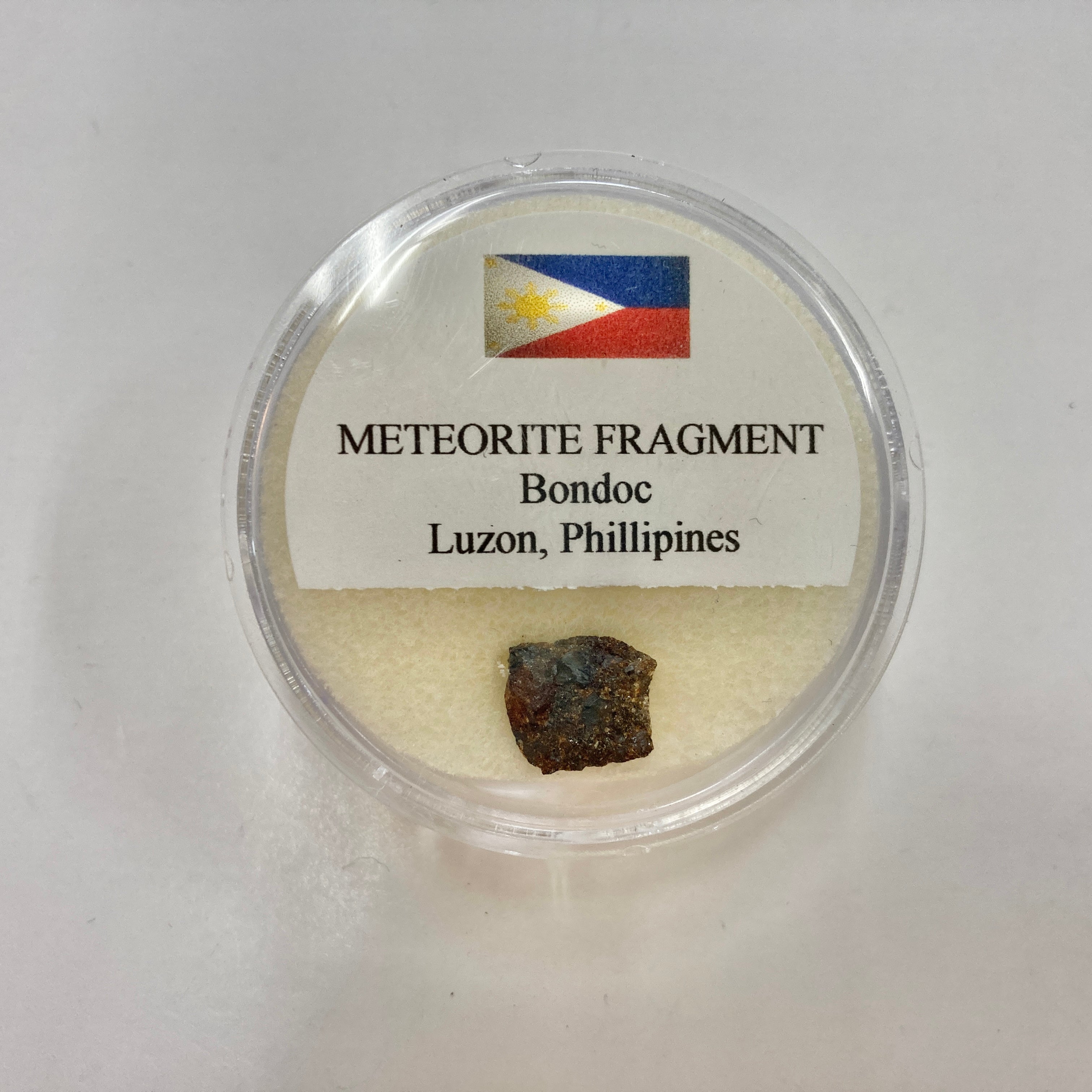 Authentic Bondoc Meteorite Fragment from Luzon, Philippines – Rare Space Rock for Collectors, Science & Display