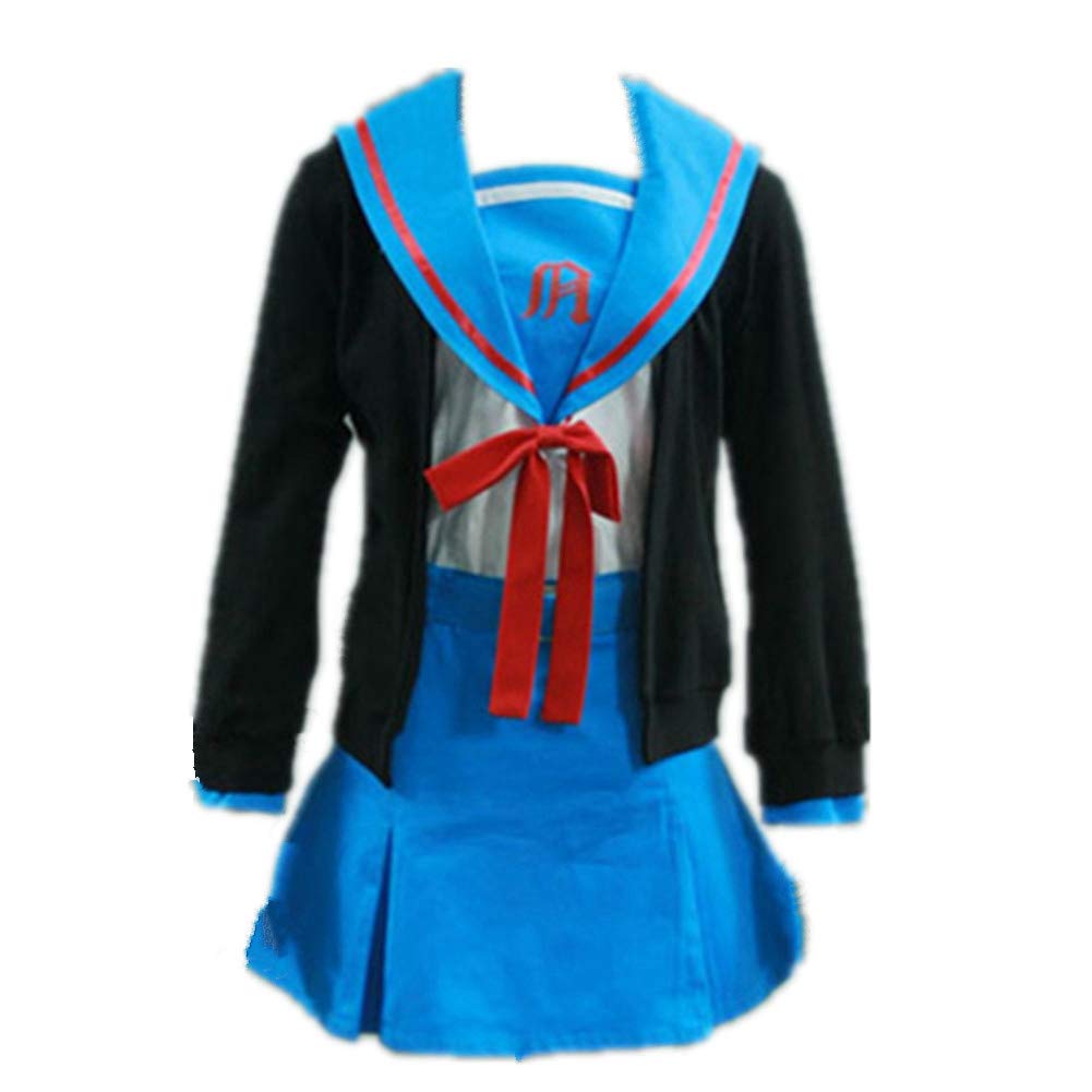 Anime Nagato Yuki Cosplay Costume - Sailor Uniform Dress for Christmas, New Year Parties & Cosplay Events | Perfect for Halloween, Conventions & Themed Gatherings