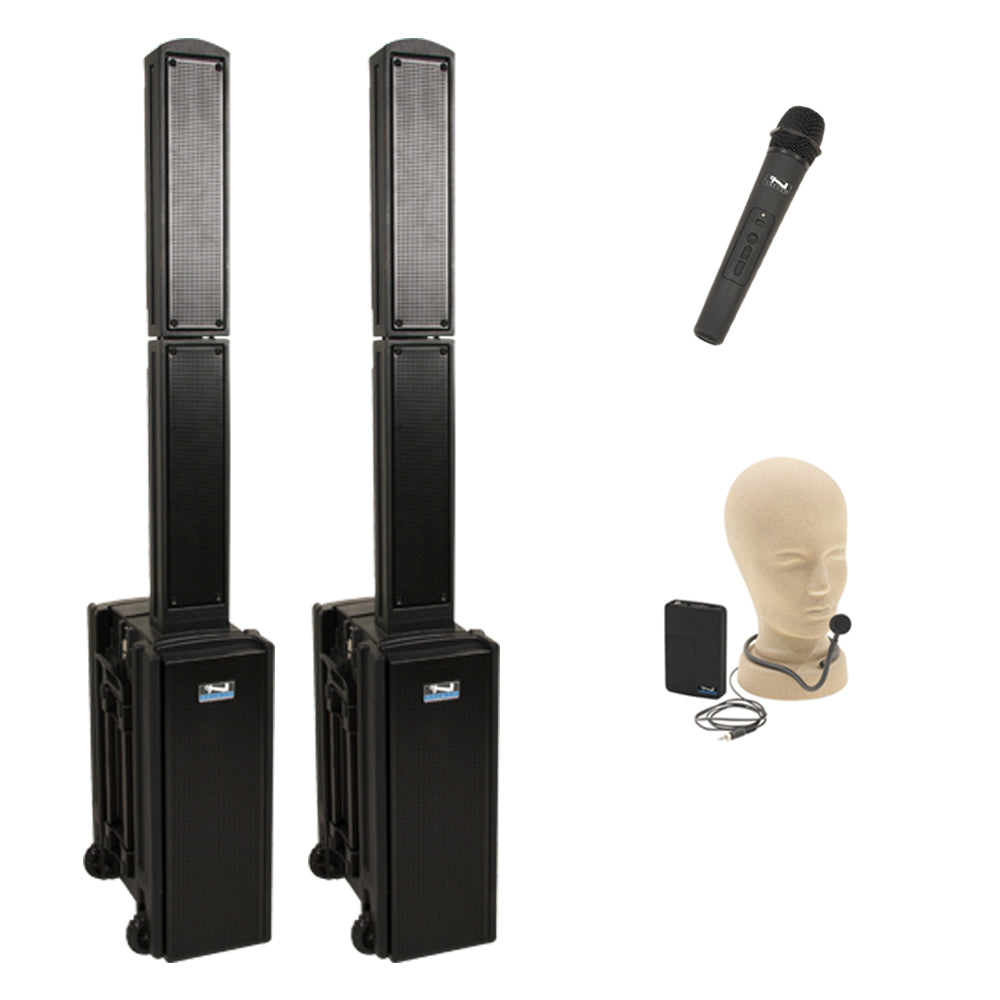 Anchor Audio Beacon Pair (XU2, RU2) - Wireless Portable PA Speaker System with 2 Microphones | Perfect for Outdoor Events, Parties & Public Speaking