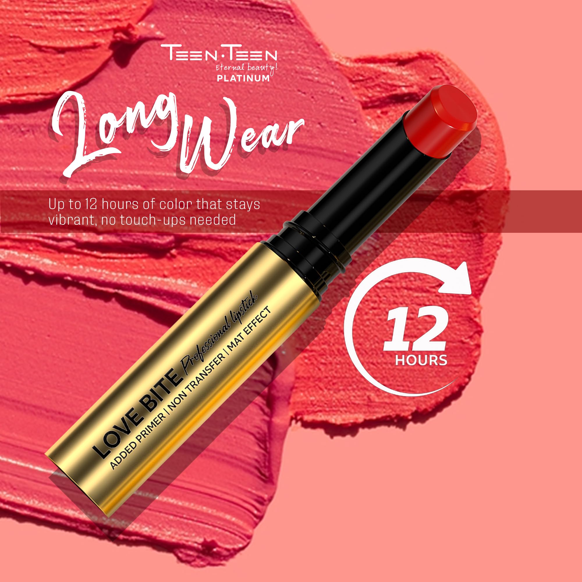 TEEN.TEEN Bold Eyes Fabulous Waterproof Mascara - Black | 8ml Volumizing & Lengthening Mascara | Long Lasting Smudge Proof | Pack of 1 | Perfect for Daily Wear, Night Out & Special Occasions
