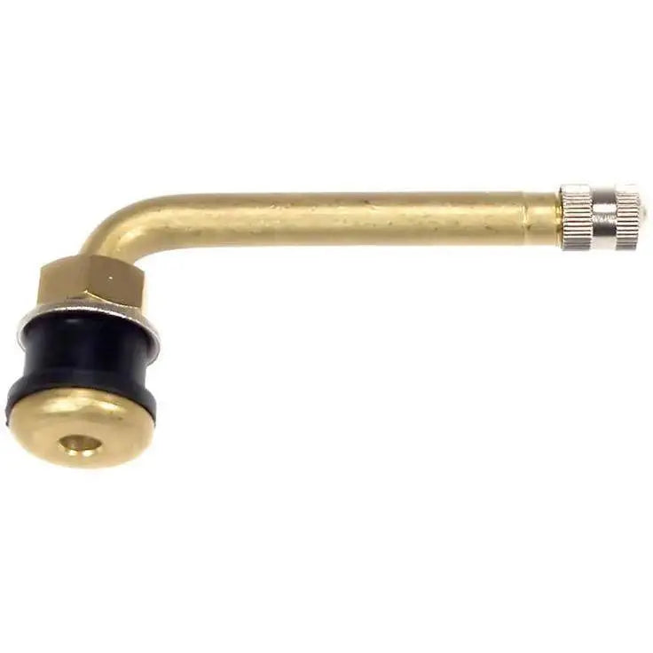 AA Pre Bent TR 572 Clamp-In Tubeless Truck Valve Stem - Heavy Duty Metal Valve for Commercial Trucks & Trailers - Perfect for Off-Roading, Fleet Maintenance & Long Haul Transportation