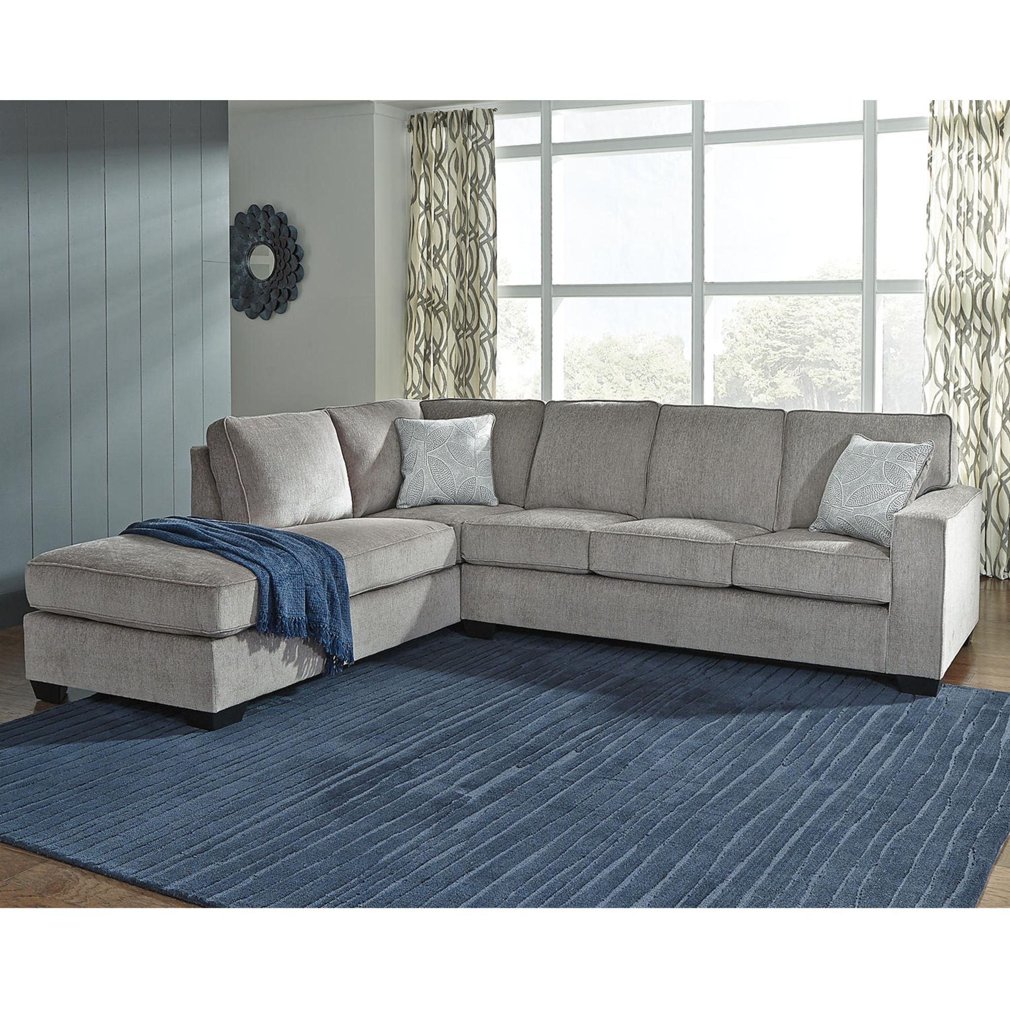 Altari 2-Piece Sleeper Sectional Sofa with Chaise Lounge - Convertible Sleeper Sofa Bed for Small Spaces, Living Room & Guest Room Furniture - Comfortable Modern L-Shaped Couch with Storage