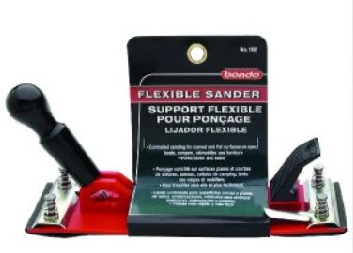 3M Bondo 102 Flexible Sanding Sponge - Medium Grit for Wood, Drywall & Auto Body Repair - Wet/Dry Sanding for Smooth Finishes - Perfect for DIY Projects & Professional Use