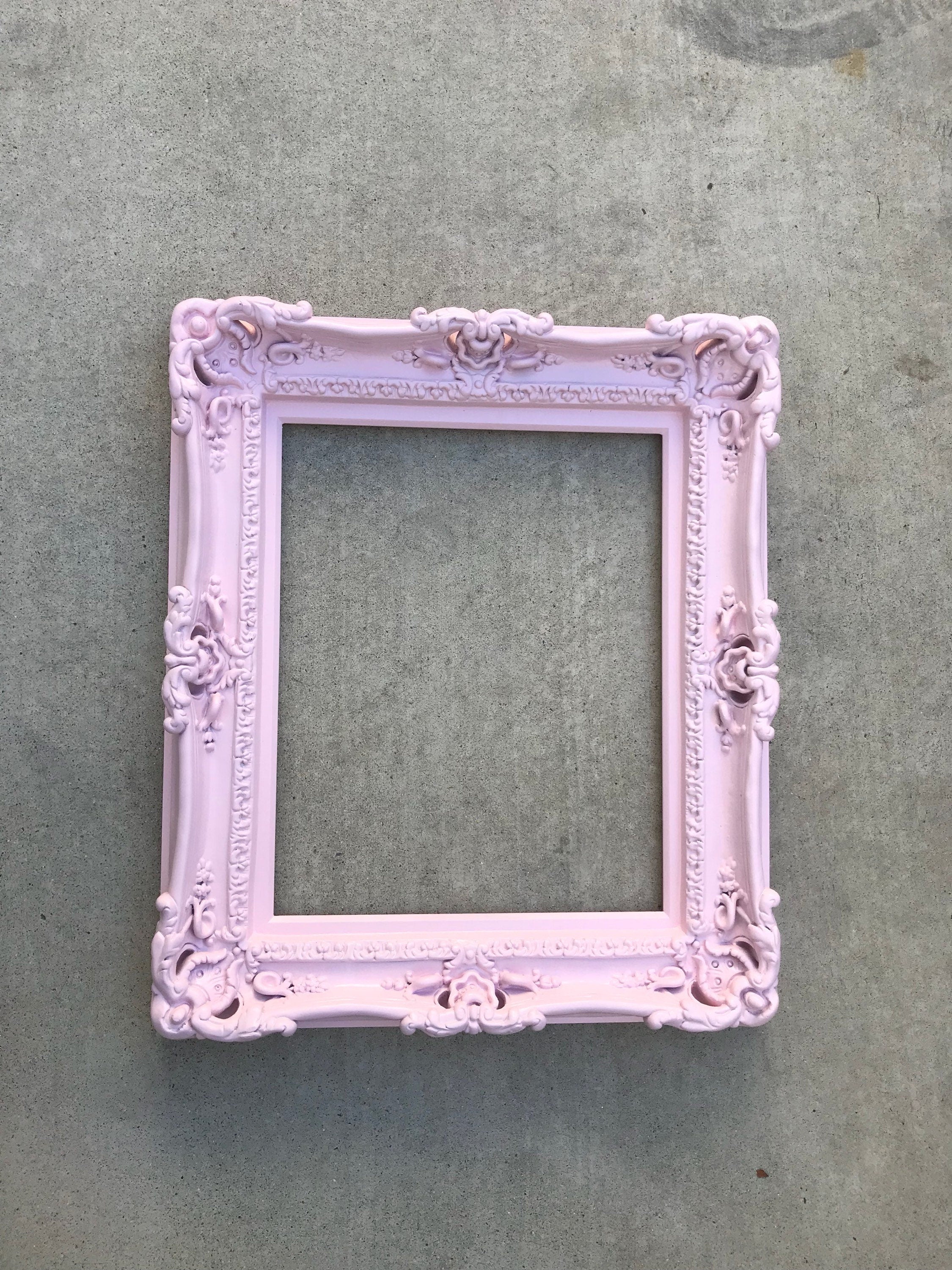 20x24 Inch Baby Pink Picture Frame - Elegant French Style Children's Room Decor for Nursery, Bedroom & Playroom - Perfect for Displaying Photos, Artwork & Memories