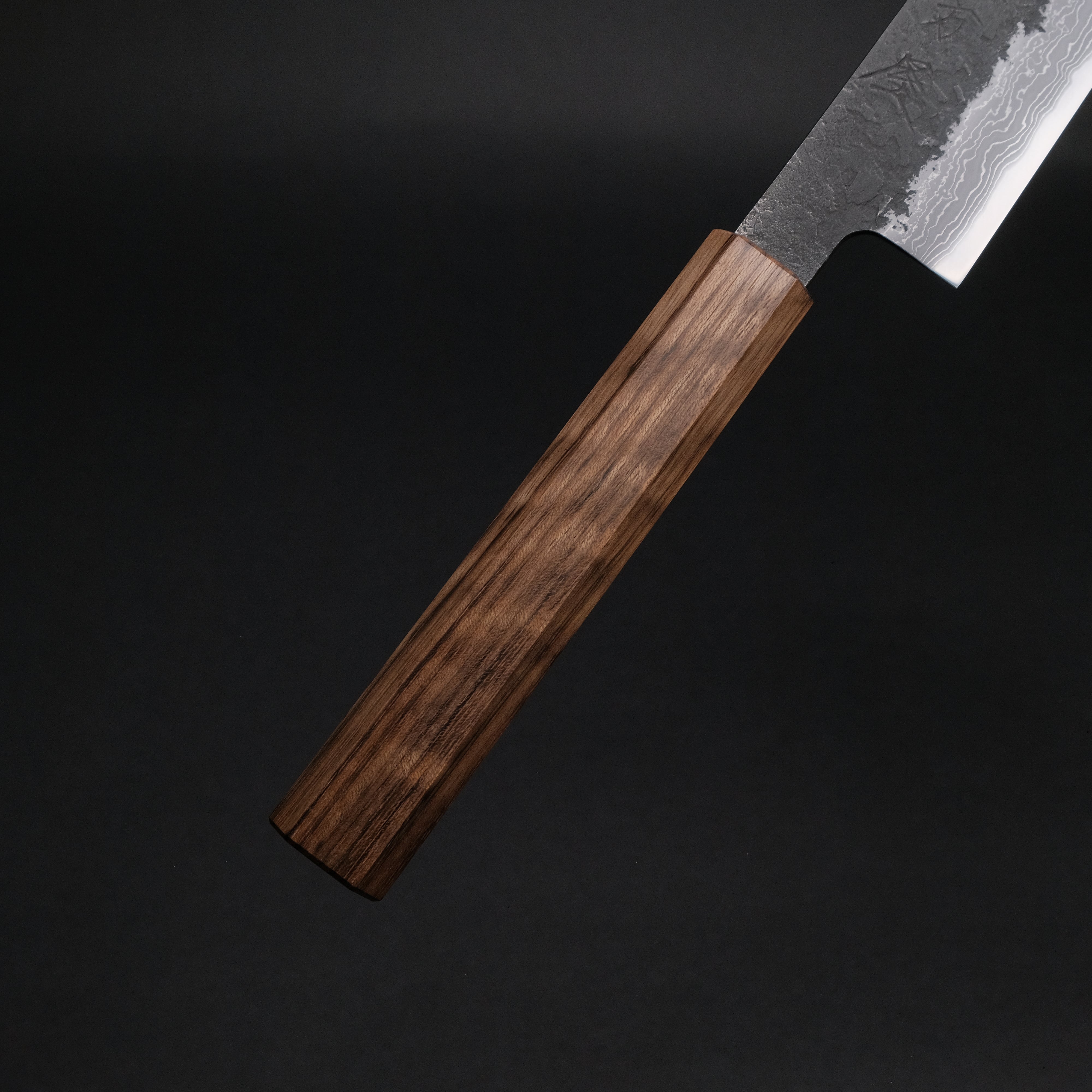 Premium Ajikataya White #2 Nashiji Damascus Sujihiki 270mm Japanese Slicing Knife with Octagonal Magnolia Wood Handle (#37) - Perfect for Sushi, Sashimi & Meat Carving