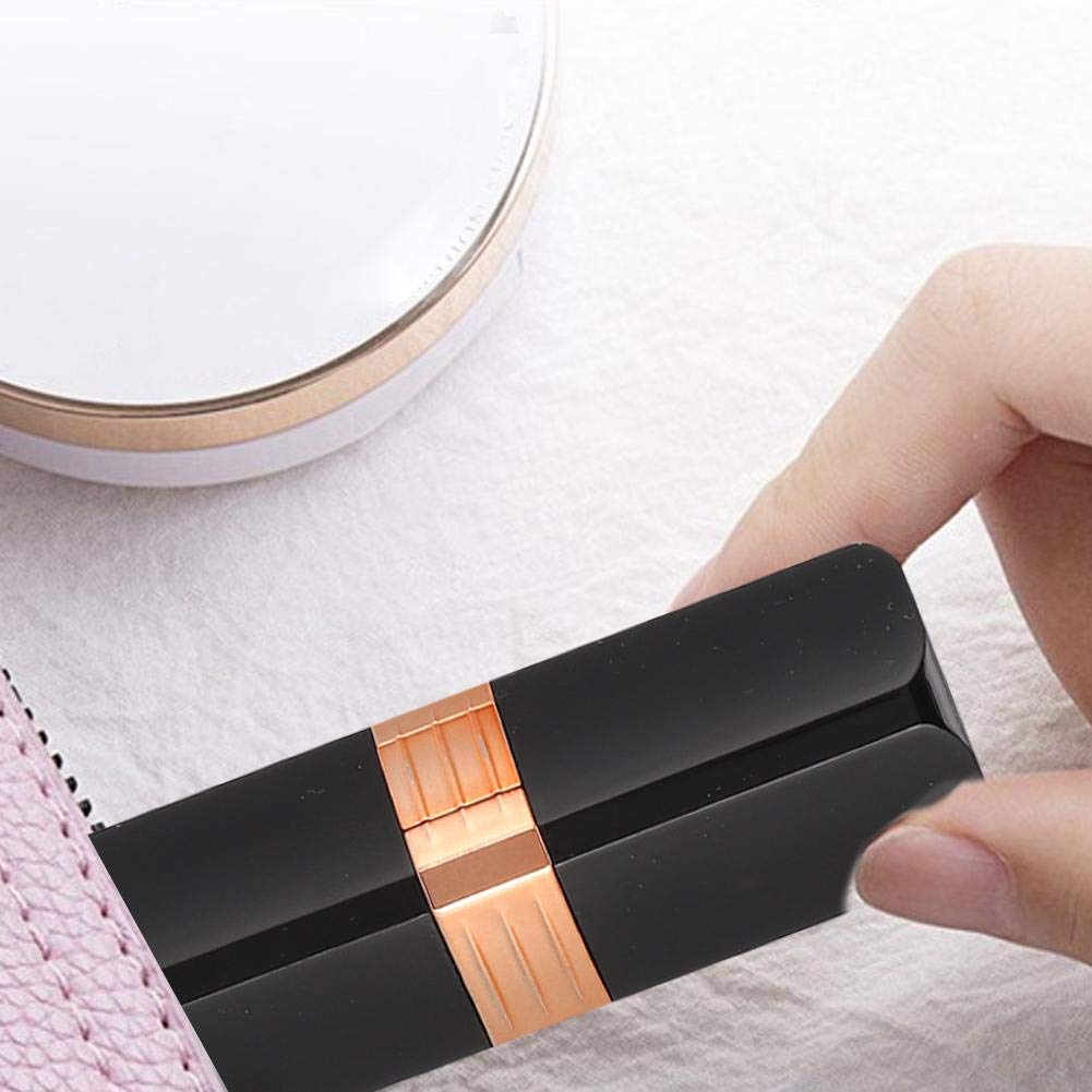 Compact Lipstick-Shaped Electric Hair Removal Device for Women - Painless Facial & Body Hair Remover for Smooth Skin at Home (Black) | Perfect for Travel, Gym & Daily Beauty Routine