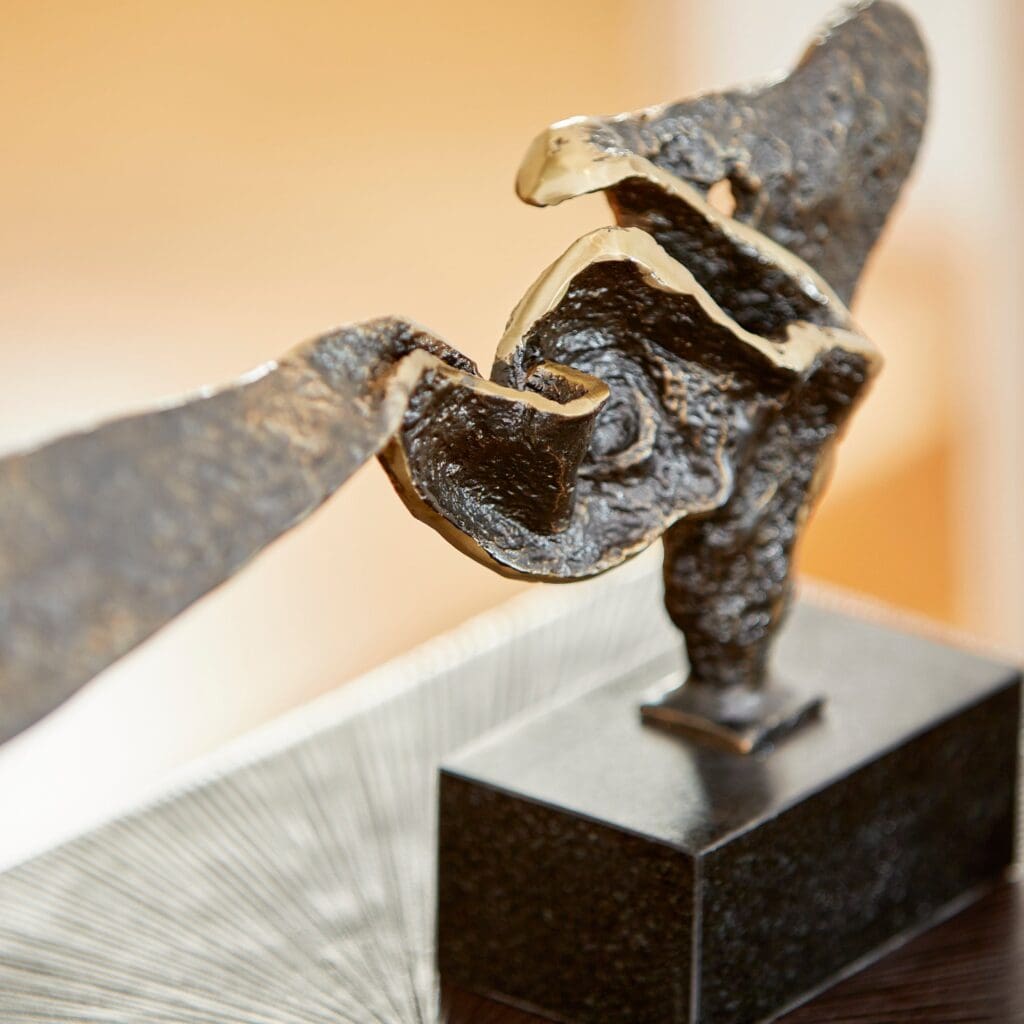 Cyan Design 11439 Squall Sculpture - Bronze & Black Finish - Modern Home Decor for Living Room, Office, or Gift