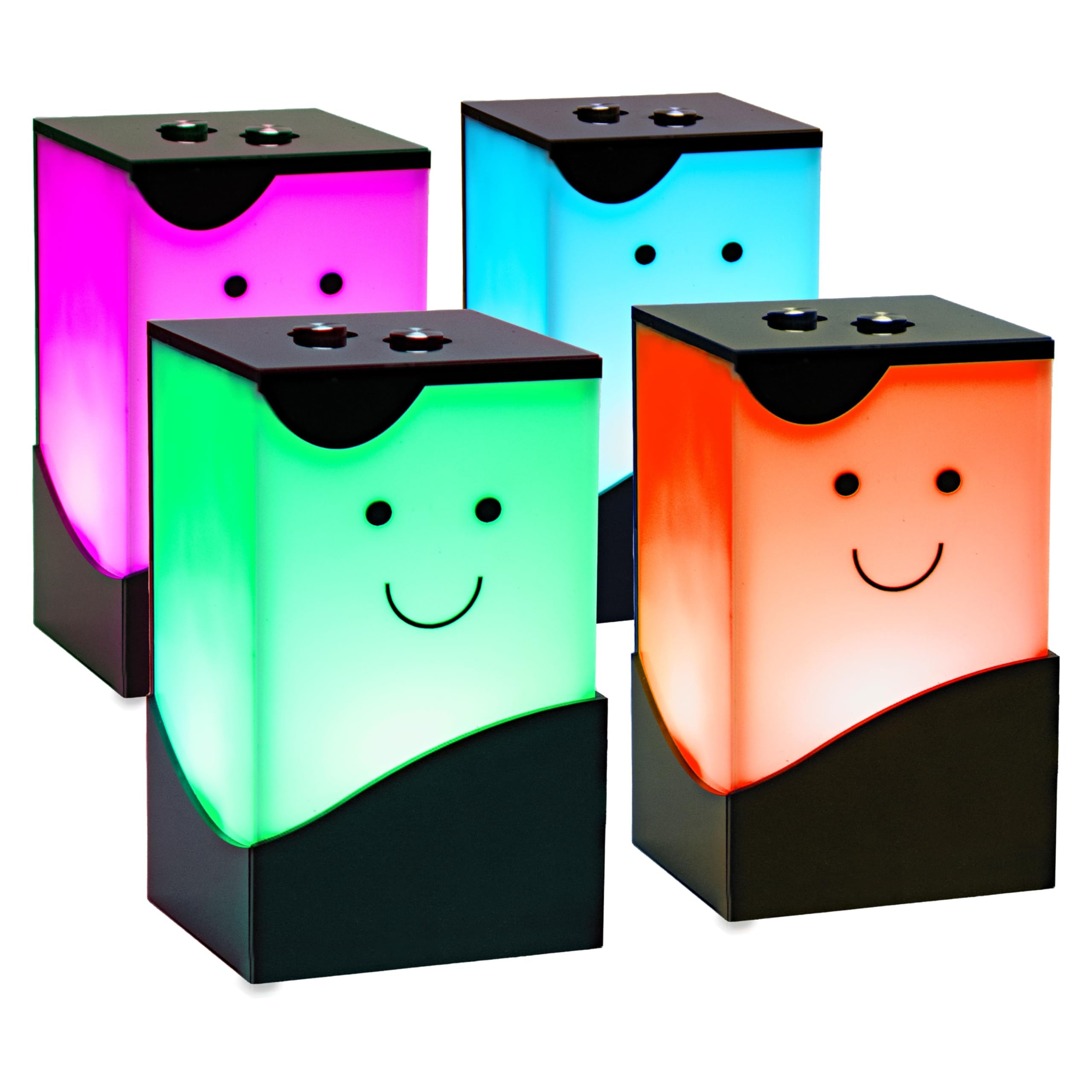 Telepathy® Toddlers Friendship Lamp® - Set of 4 WiFi Connected Long Distance Touch Lamps for Kids | Perfect for Bedrooms, Nursery Decor & Long-Distance Connection Between Loved Ones