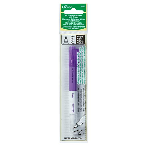 Clover Air Erasable Non-Permanent Markers with Eraser - Perfect for Whiteboards, Office Notes & Kids' Reusable Drawing