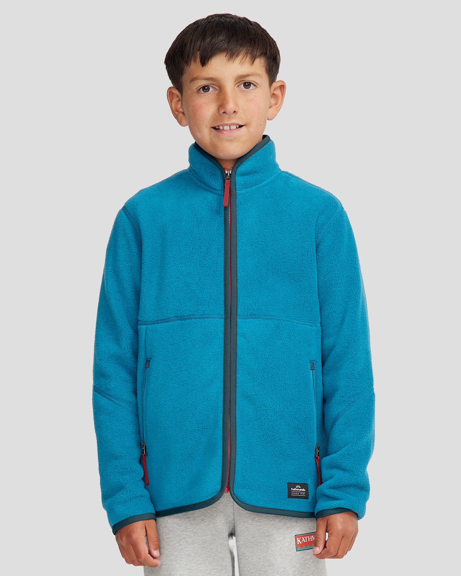 Kids' Trailhead Fleece Jacket - Dark Eddy | Warm Winter Outdoor Jacket for Boys & Girls | Perfect for Hiking, Camping and School Activities