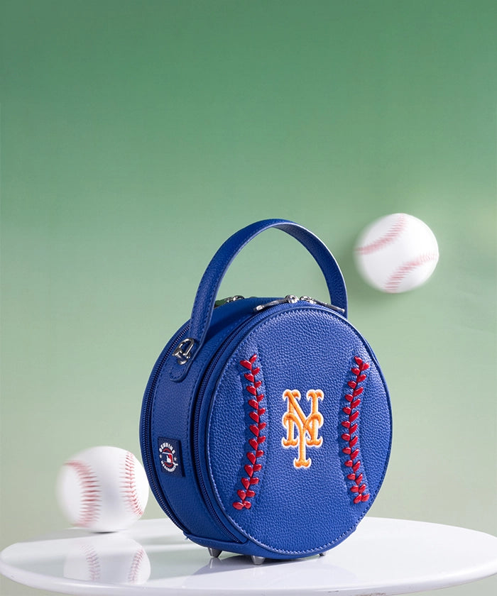MLB New York Mets Mini Canteen Crossbody Bag for Women & Men - Stylish Baseball Fan Accessory for Game Day, Travel & Everyday Use