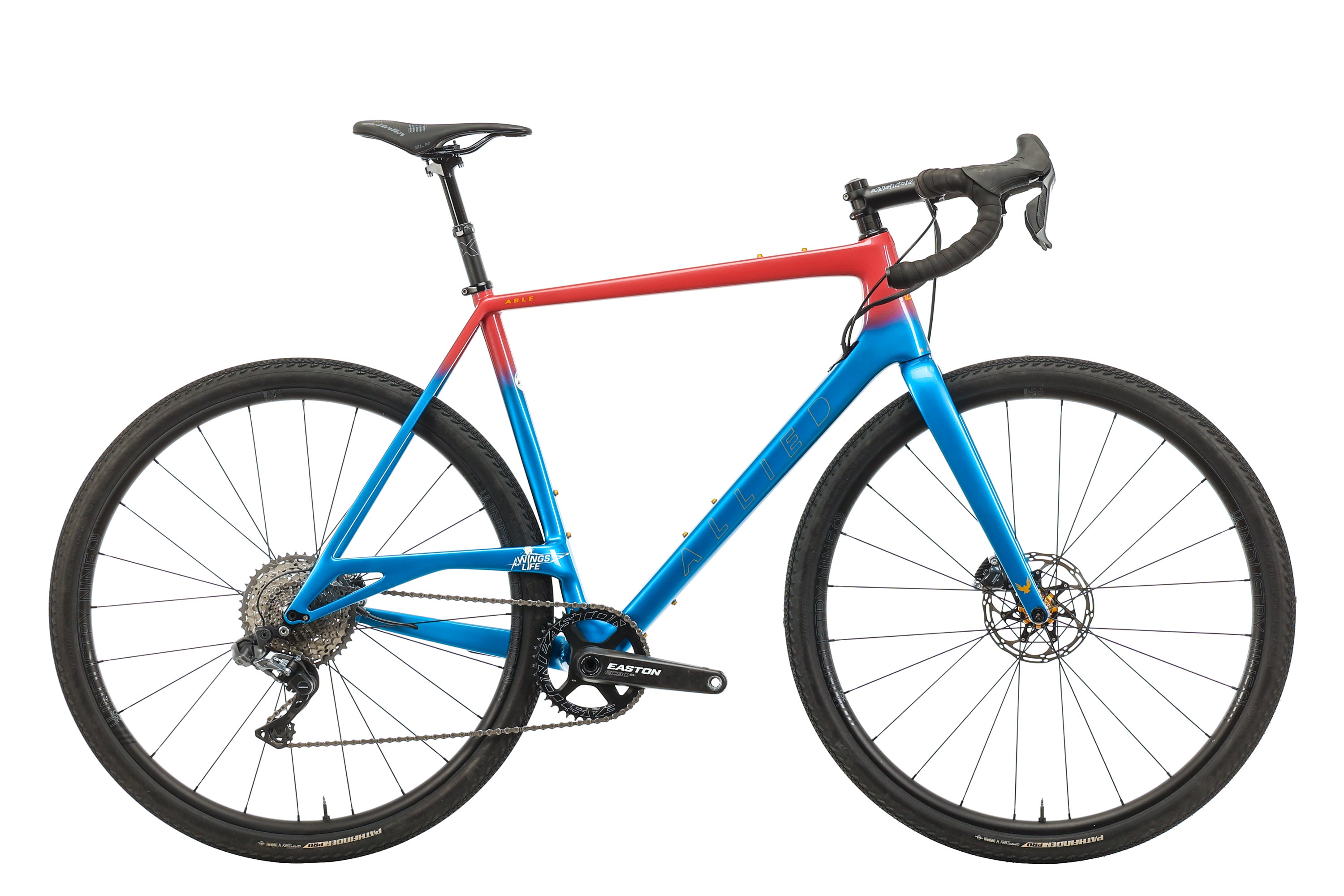 Allied ABLE Wings For Life Gravel Bike 2021 - Large Size | Premium Carbon Frame for Adventure Cycling & Long-Distance Rides