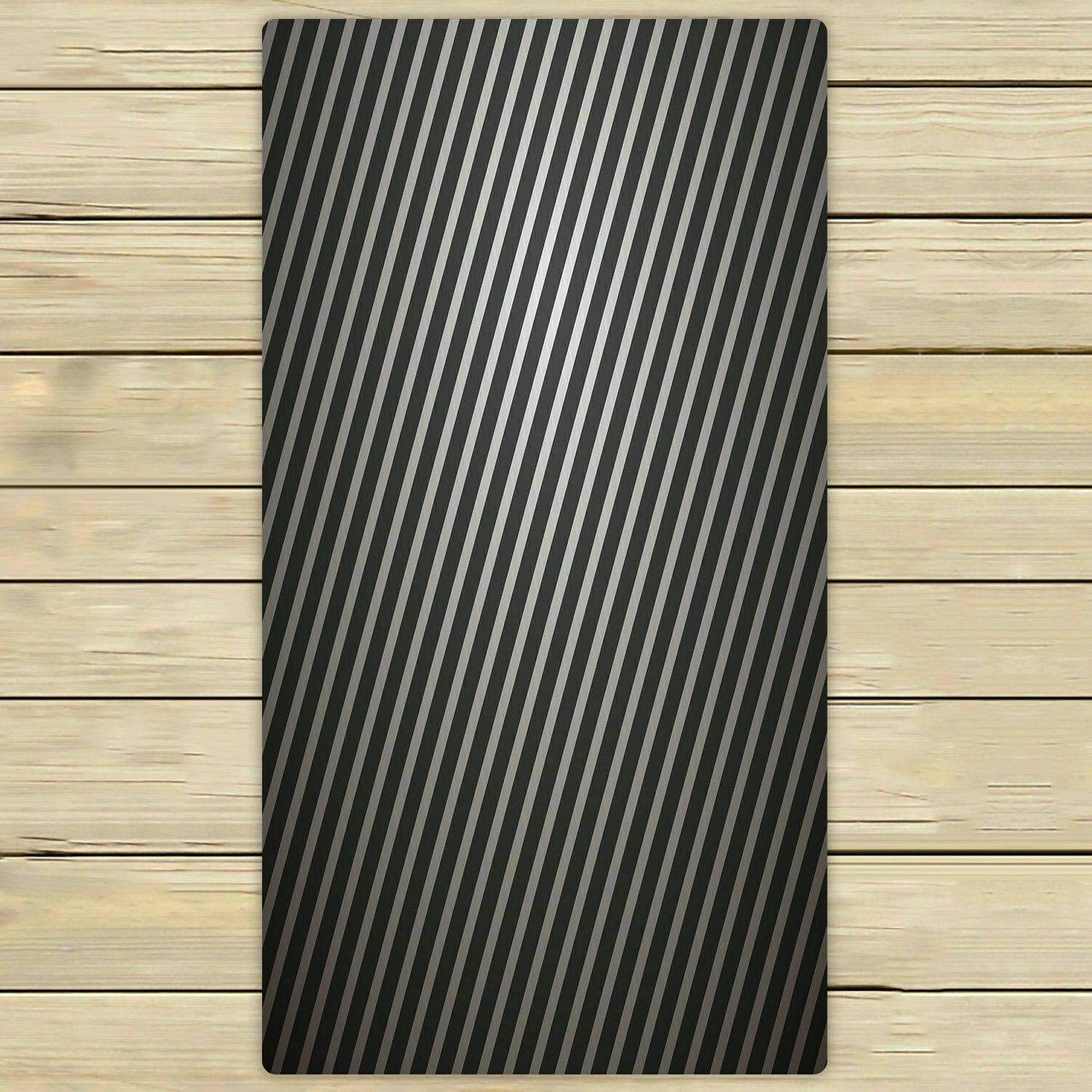 Premium Diagonal Lines Beach Towel - Soft & Absorbent 30x56 Inch Bath Towel for Pool, Spa, Beach & Travel - Quick Dry for Home & Outdoor Use