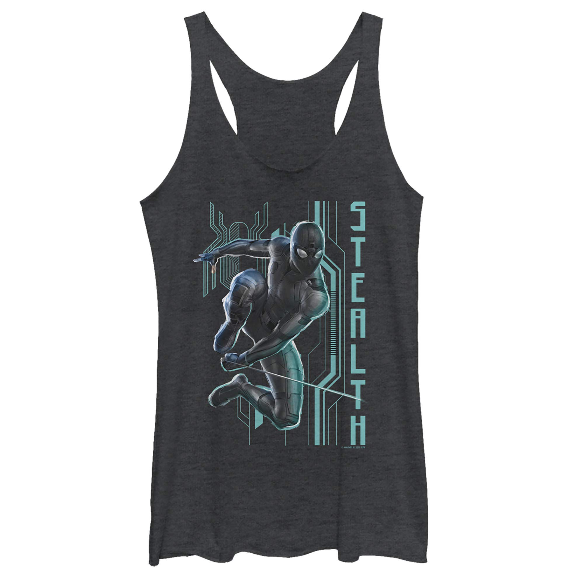 Marvel Stealth Jumper Women's Racerback Tank Top - Comfortable Workout & Casual Wear for Gym, Yoga, Running & Everyday Fashion