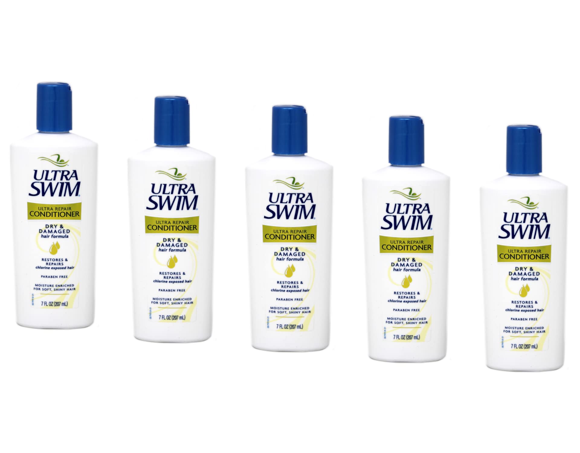 UltraSwim Ultra Repair Conditioner 7 oz (Pack of 5) - Chlorine & Salt Water Hair Repair for Swimmers, Surfers & Pool Lovers - Deep Moisturizing & Detangling Hair Care