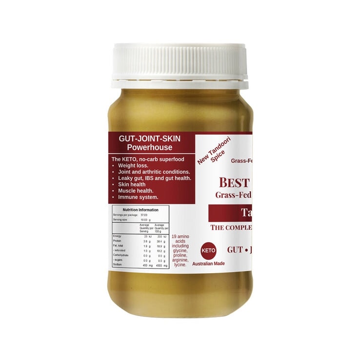 Best Tandoori Spice Bone Broth Concentrate - High Protein, Keto & Paleo Friendly - Perfect for Soups, Stews & Healthy Cooking