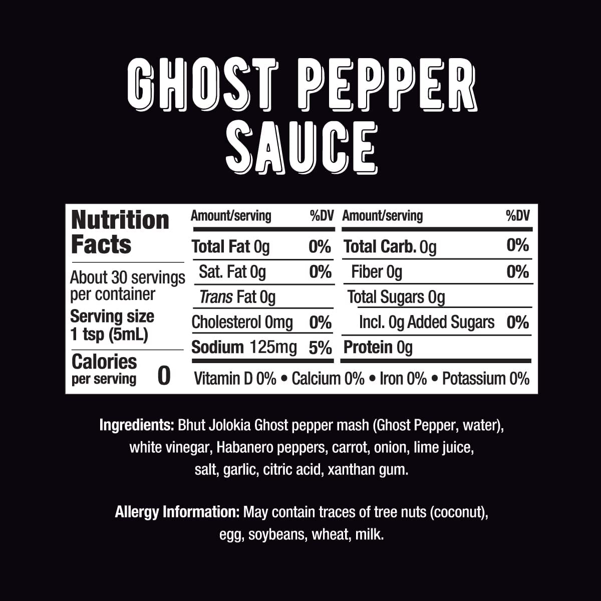 Melinda's Ghost Pepper Hot Sauce - Extra Spicy Gourmet Hot Sauce with Fresh Ghost Peppers (Bhut Jolokia), Habanero, Carrot, Garlic & Lime Juice - 5oz Bottle (4-Pack) - Perfect for Wings, Tacos, Burgers & Spicy Food Lovers
