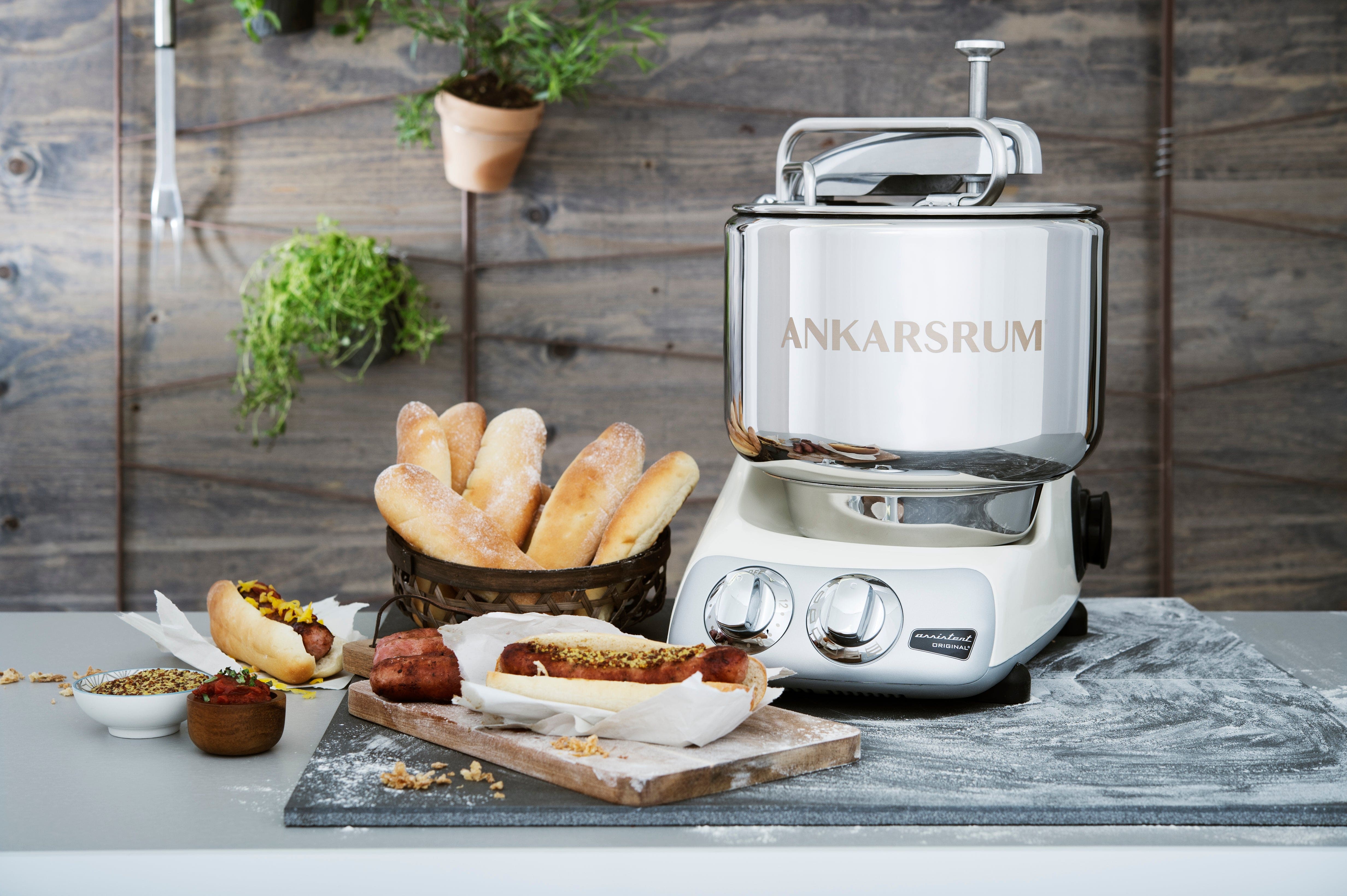 Ankarsrum Premium Stand Mixer 600W - Original Swedish Assistent Mixer Since 1940 - Top Performance Kitchen Appliance for Baking, Dough Kneading & Food Prep - Available in Multiple Colors