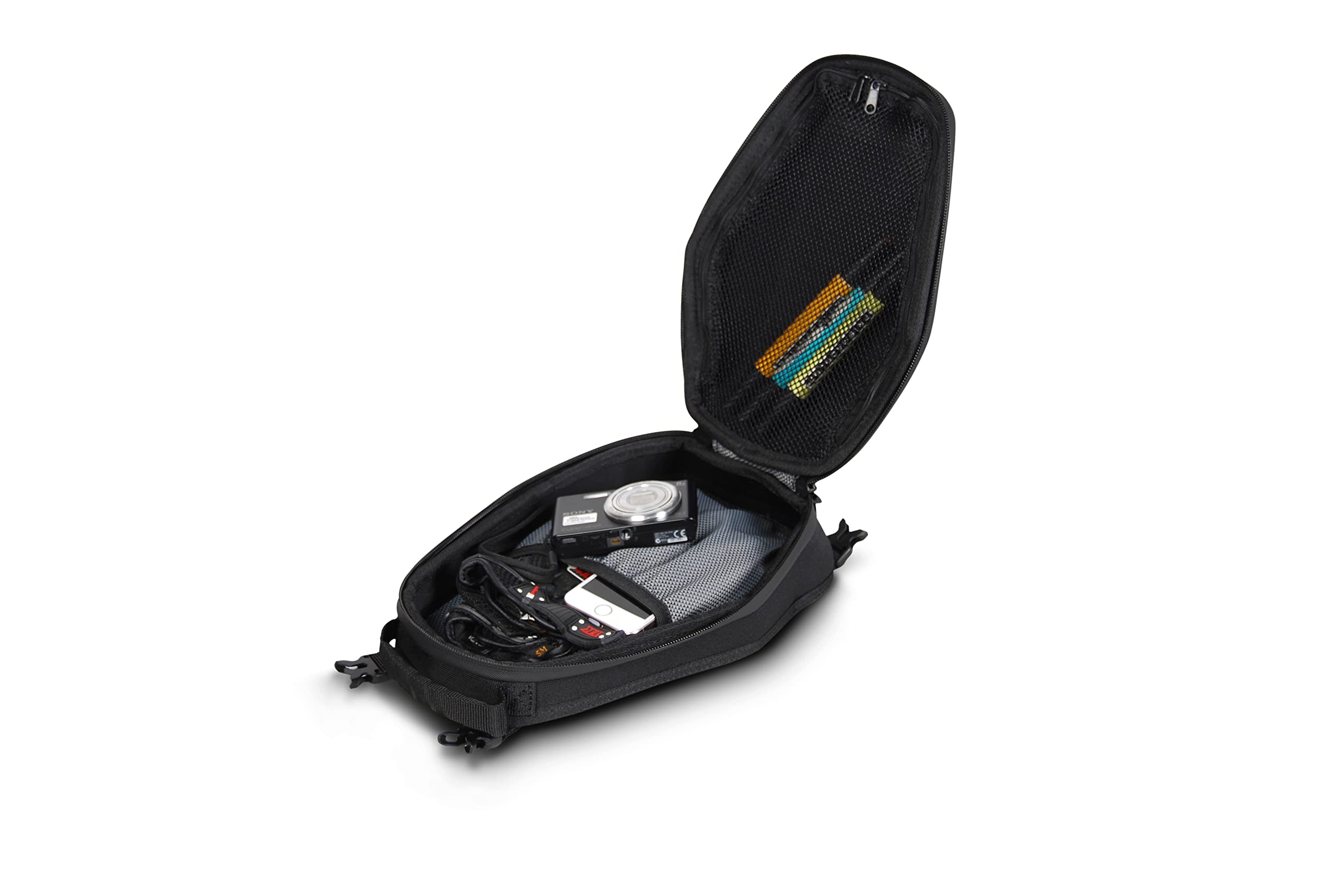 SHAD X0SE04 Motorcycle Soft Luggage Bags - Waterproof, Durable & Expandable for Touring & Commuting - Perfect for Harley, Honda, Kawasaki & More (Black)