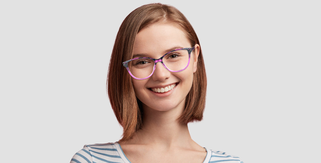 S2850 Purple Demi Reading Glasses - Lightweight & Stylish Readers for Women & Men - Perfect for Reading, Crafting & Computer Use