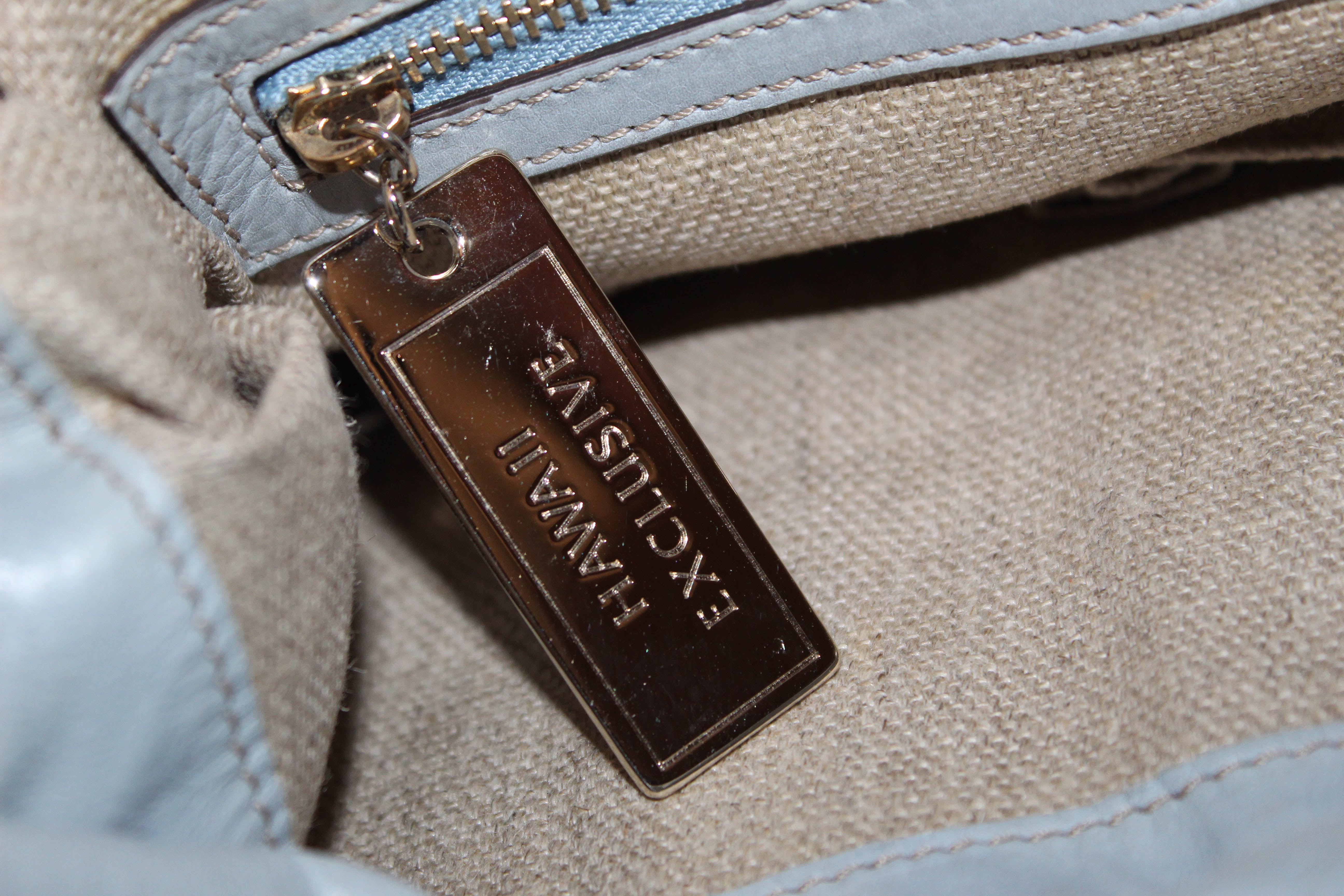 Authentic Gucci Blue Leather Hysteria Hobo Tote Bag with Adjustable Long Strap - Stylish Designer Handbag for Women, Perfect for Work, Travel & Everyday Use (Model 197016)