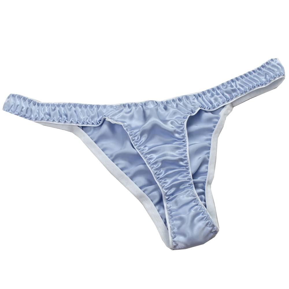 3 Pairs Women's Pure Silk String Bikini Panties - Soft & Sexy Thong Underwear for Summer Beach Wear (Sizes S-XL) | Healthy & Breathable for Comfort All Day | Perfect for Vacation, Pool Party & Intimate Moments