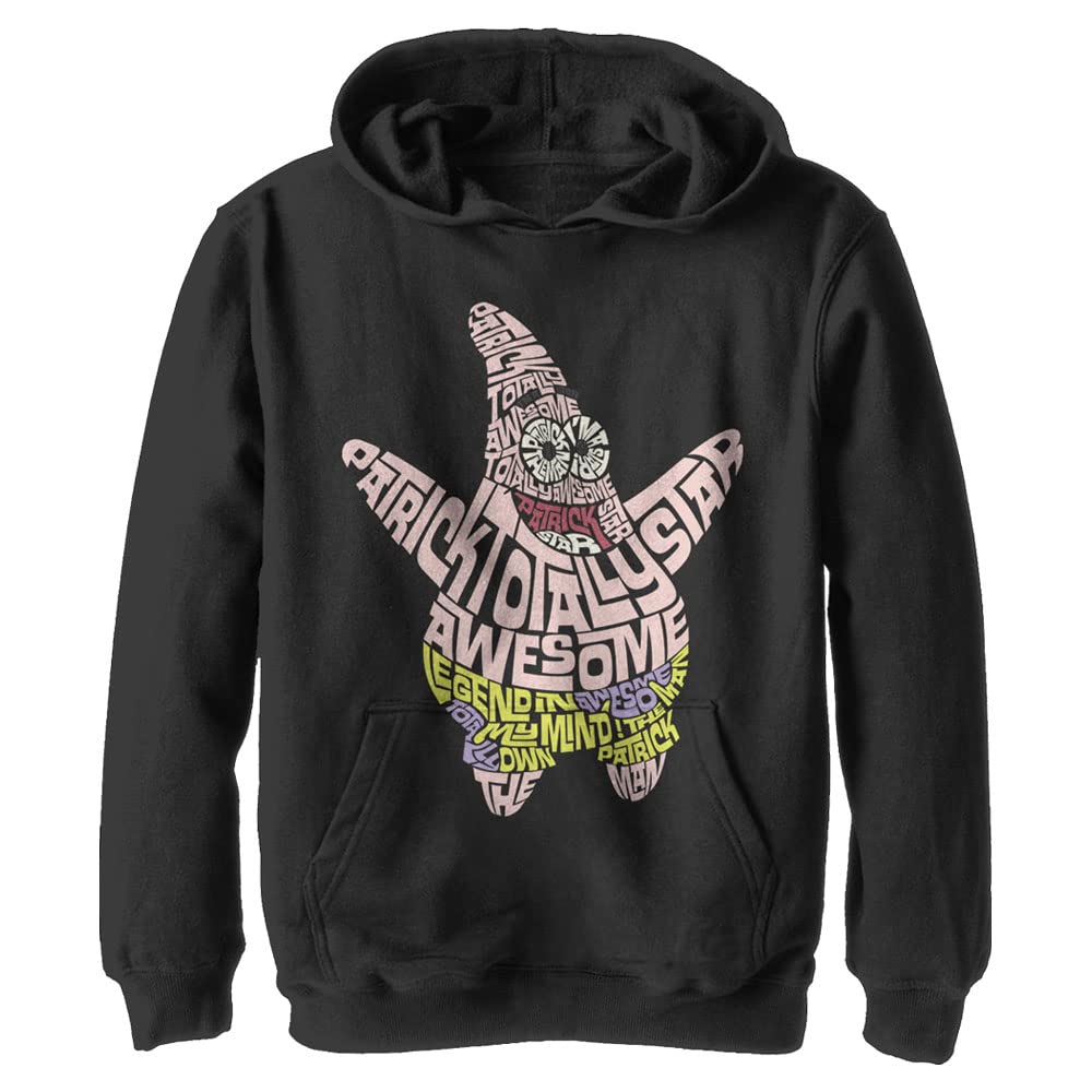 SpongeBob SquarePants Patrick Star Youth Pullover Hoodie - Soft Kids' Cartoon Character Sweatshirt for Boys & Girls - Perfect for School, Playdates & Family Outings