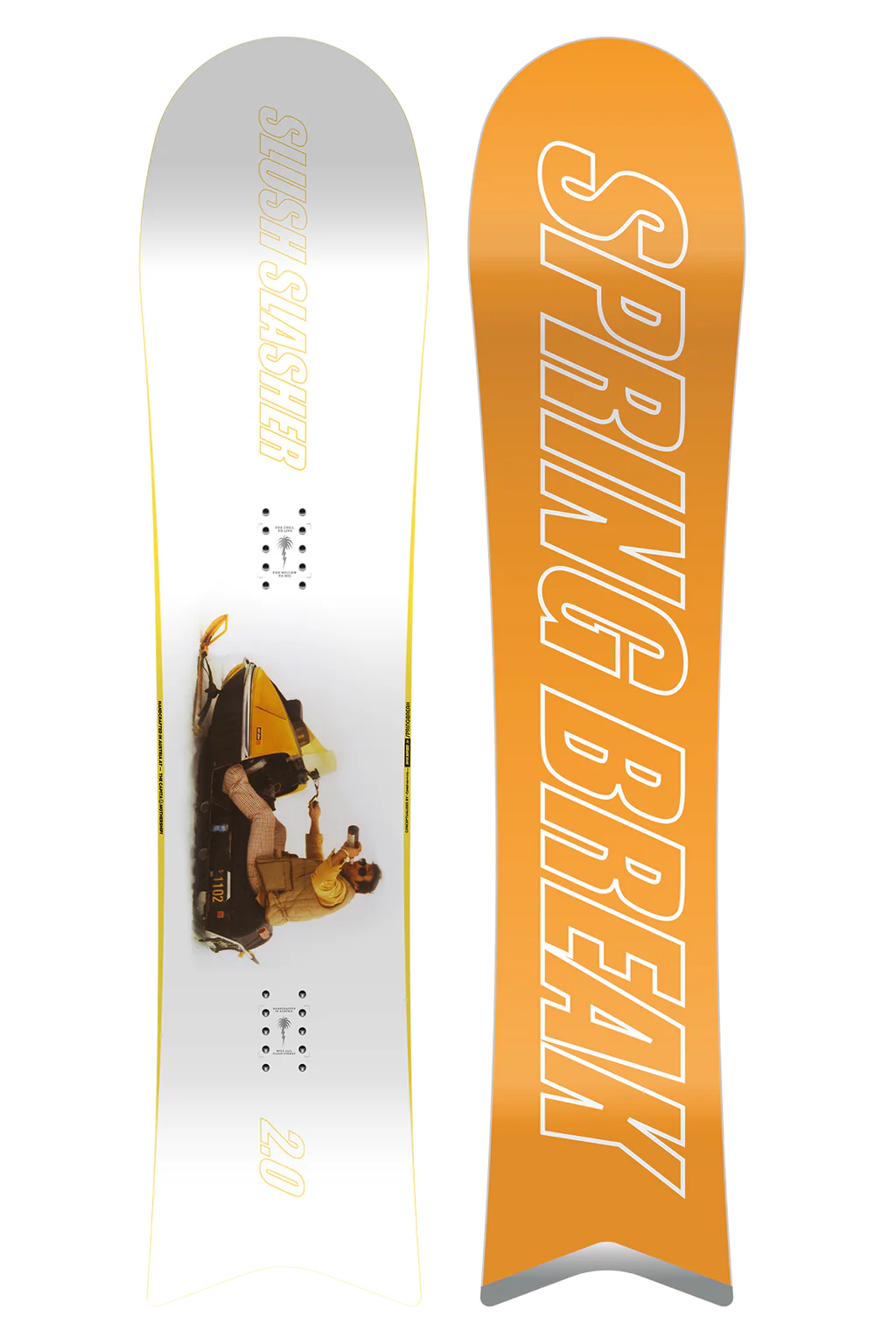 Capita Slush Slasher Snowboard 2025 - 143cm All-Mountain Freestyle Snowboard for Men & Women - Perfect for Powder, Park & Freeride Adventures