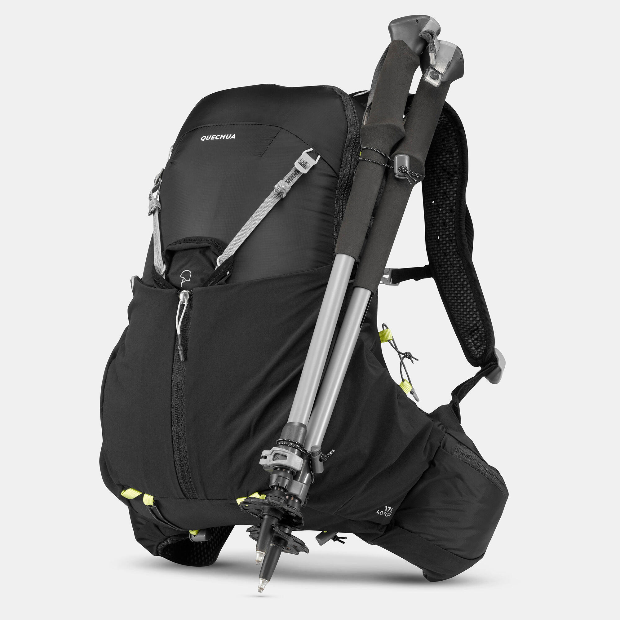 Quechua FH500 17L Lightweight Hiking Backpack - Water-Resistant Daypack for Outdoor Adventures, Camping & Travel | Perfect for Hiking, Trekking & Daily Commute