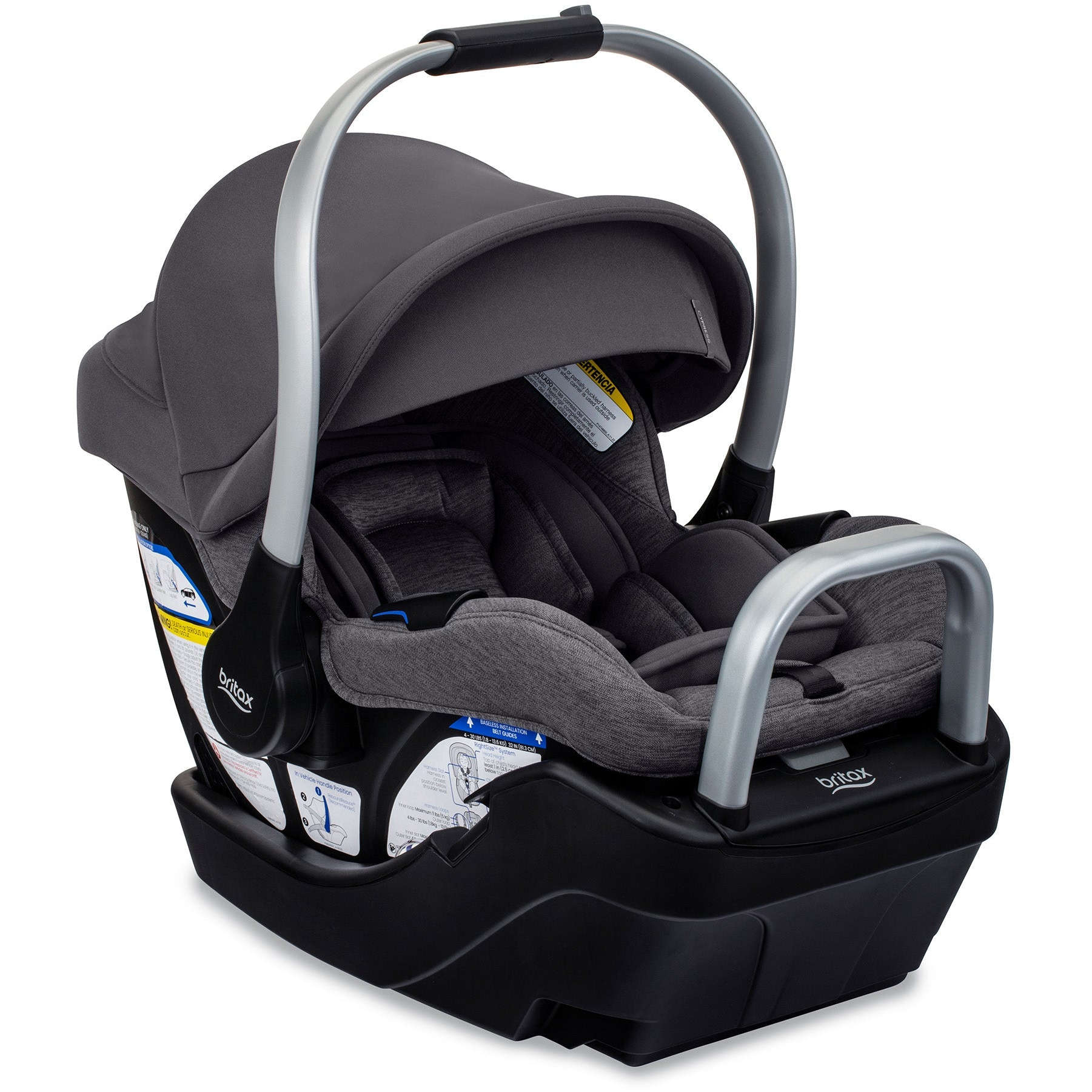 Britax Cypress Infant Car Seat with Alpine Base - Safe & Comfortable Baby Car Seat for Newborns to 35 lbs - Easy Installation & Side Impact Protection - Perfect for Travel, Daily Commute & Family Road Trips