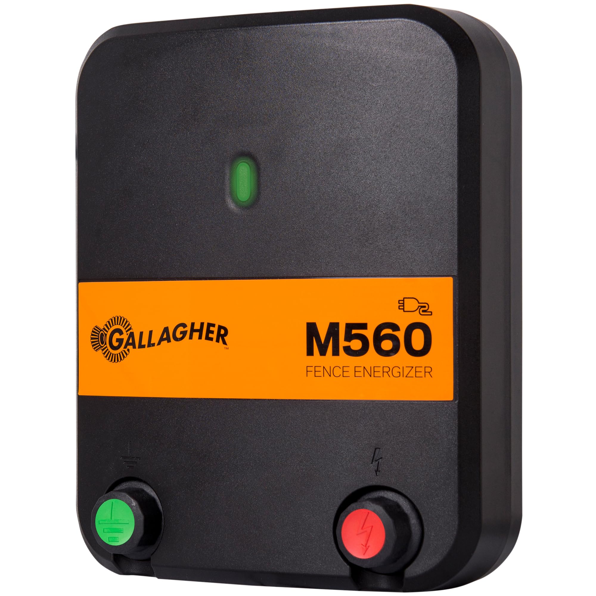 Gallagher M560 Electric Fence Charger - 5.6 Joules 110V Energizer for 75 Miles/400 Acres - High Power Reserve & Reliable Security - Easy Installation for Farms, Ranches & Livestock Protection