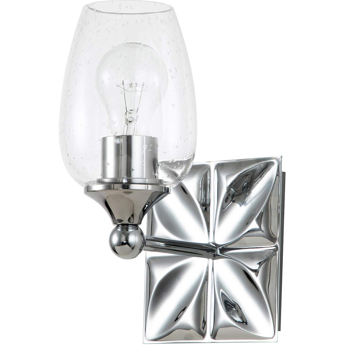 Lucas & McKearn Epsilon Modern Bathroom Vanity Light Fixture - 2-Light Brushed Nickel Finish, Dimmable LED Compatible - Perfect for Bathroom Makeover, Powder Room & Spa-Style Lighting Upgrade