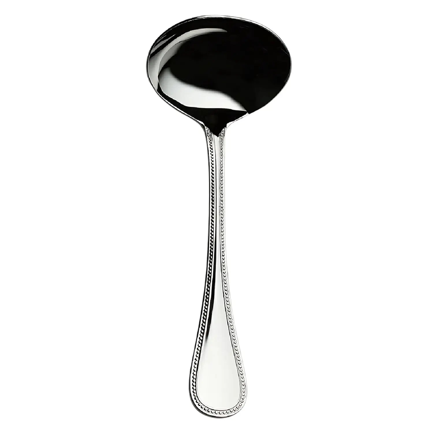 Premium Stainless Steel Gravy Ladle with French Accent Design - Elegant Kitchen Serving Spoon for Sauces, Soups & Dressings - Perfect for Holiday Dinners, Catering & Fine Dining