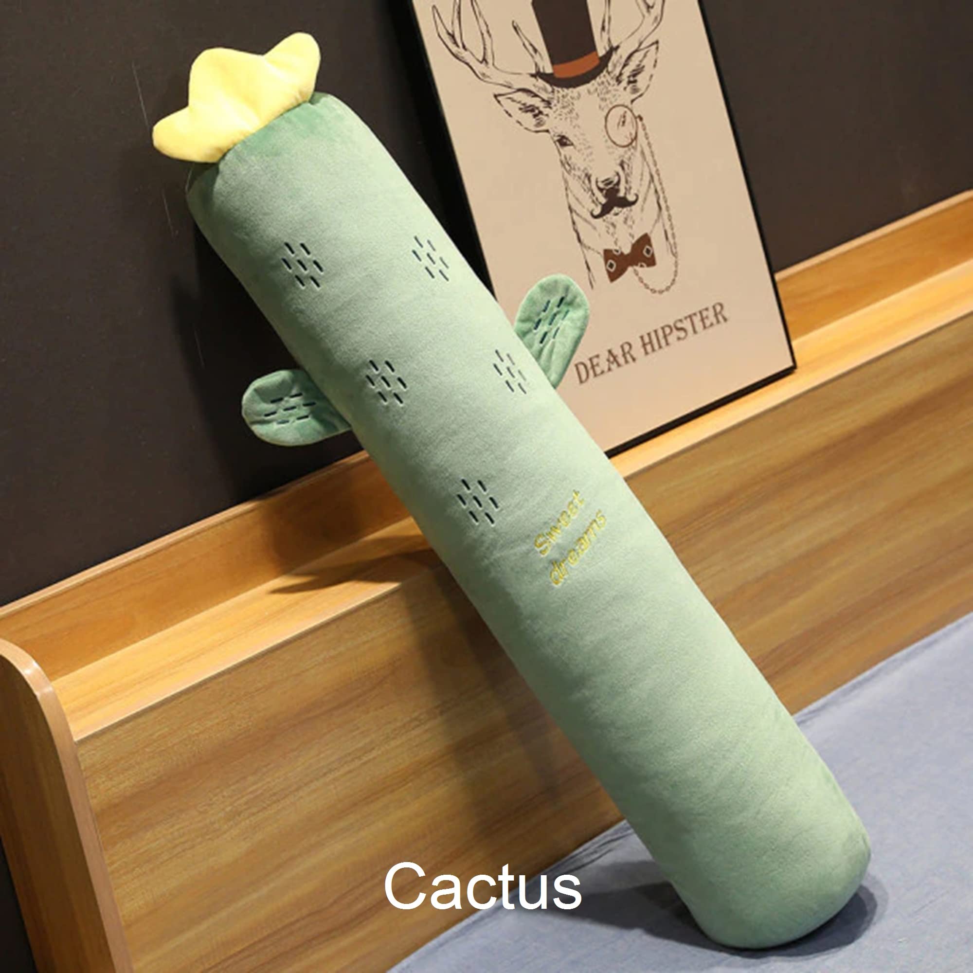 Extra Large Carrot Plush Body Pillow - 51 Inch (130cm) Kawaii Fruit-Shaped Cushion for Bed, Sofa & Lounge | Soft Hugging Pillow for Adults & Kids | Perfect for Anime Fans, Gift Giving & Cozy Home Decor