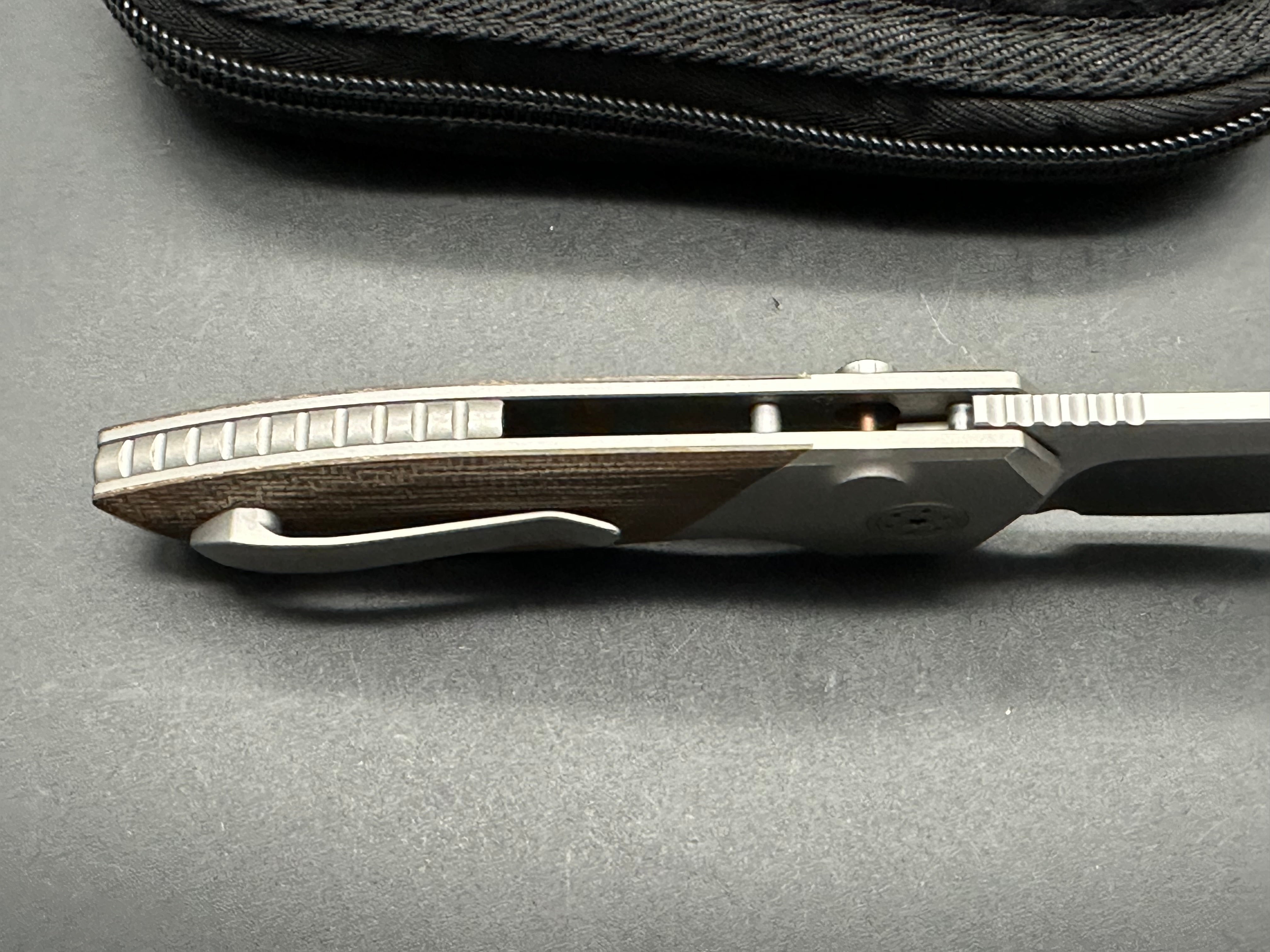 Alliance Designs Mini Slim Pickins Pocket Knife - Premium Micarta Handle - EDC, Camping, Hiking & Outdoor Survival Tool