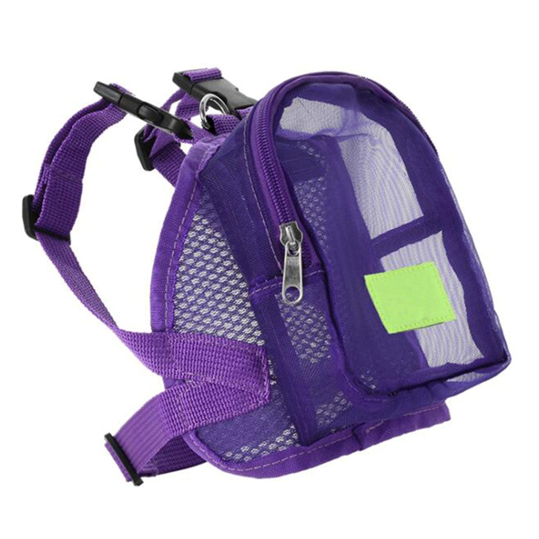 Durable Small Medium Dog Backpack - Breathable Pet Carrier Shoulder Pack for Travel & Hiking - Purple Pet Accessories for Outdoor Adventures & Daily Walks