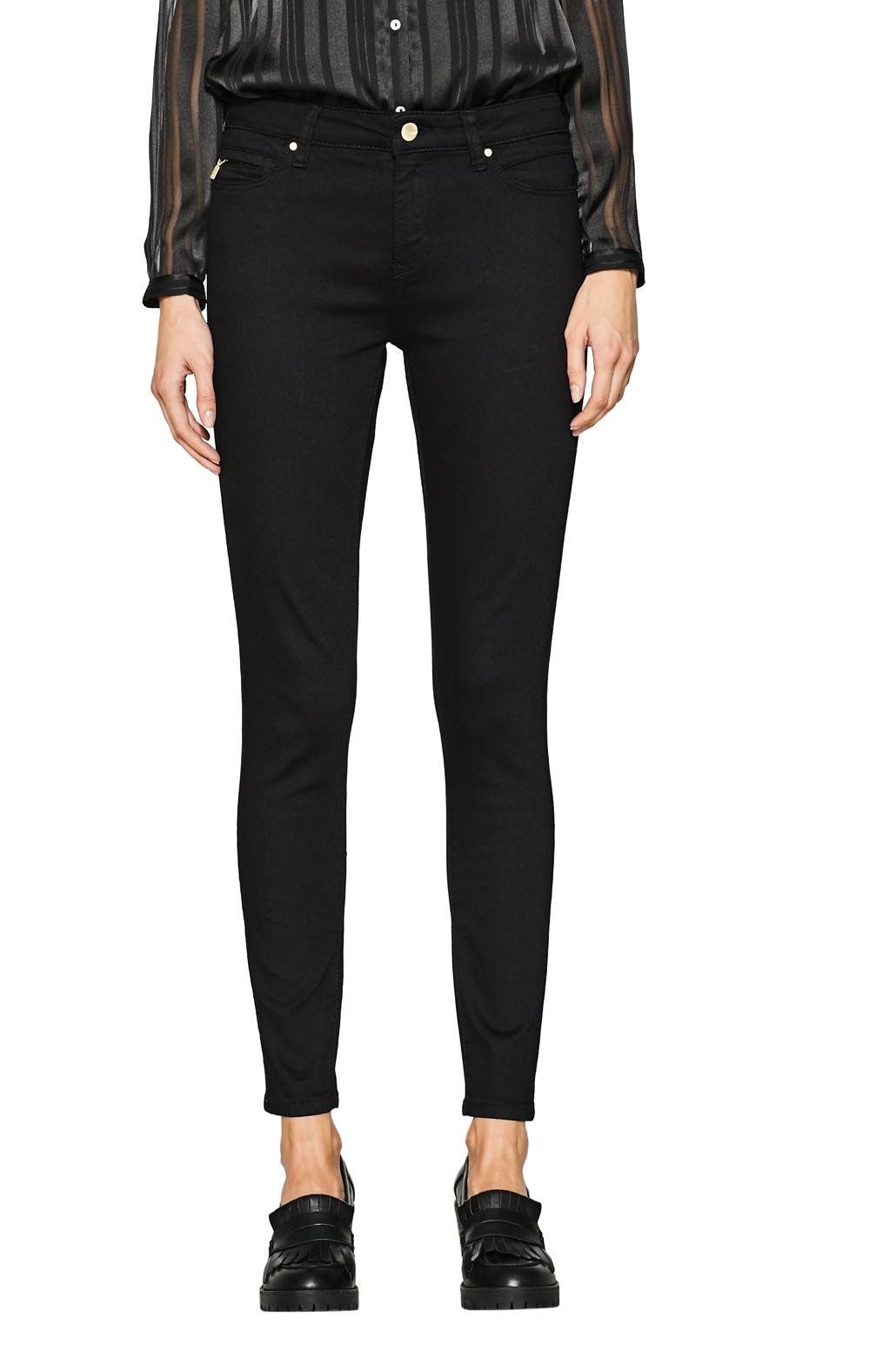 Esprit Women's Black High Waist Cropped Jeans - Size 29 | Stretch Denim Skinny Fit for Casual Wear & Night Out | Perfect for Spring & Summer Fashion